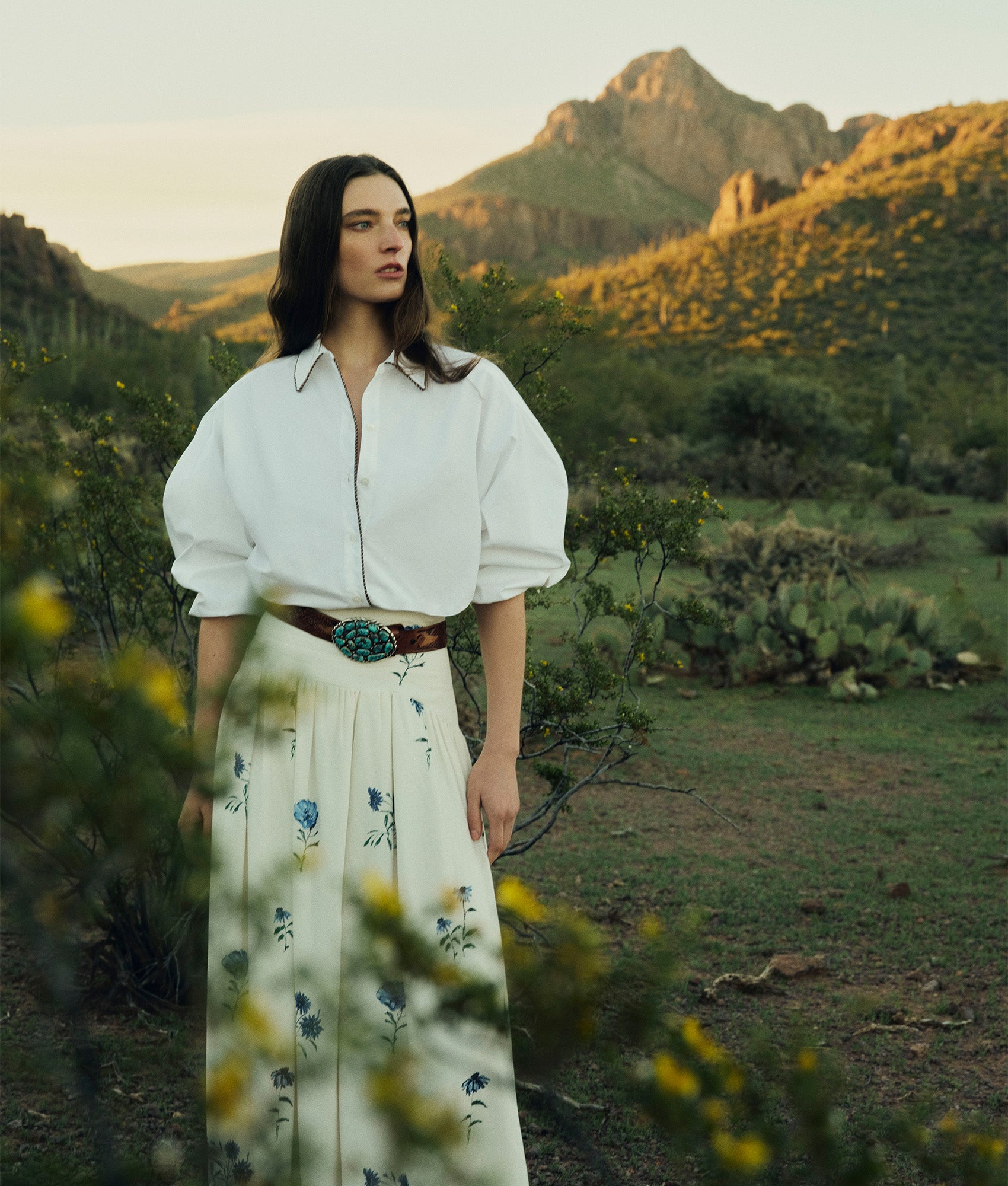 Lela Rose x Lucchese Harrier :: White - Image 2