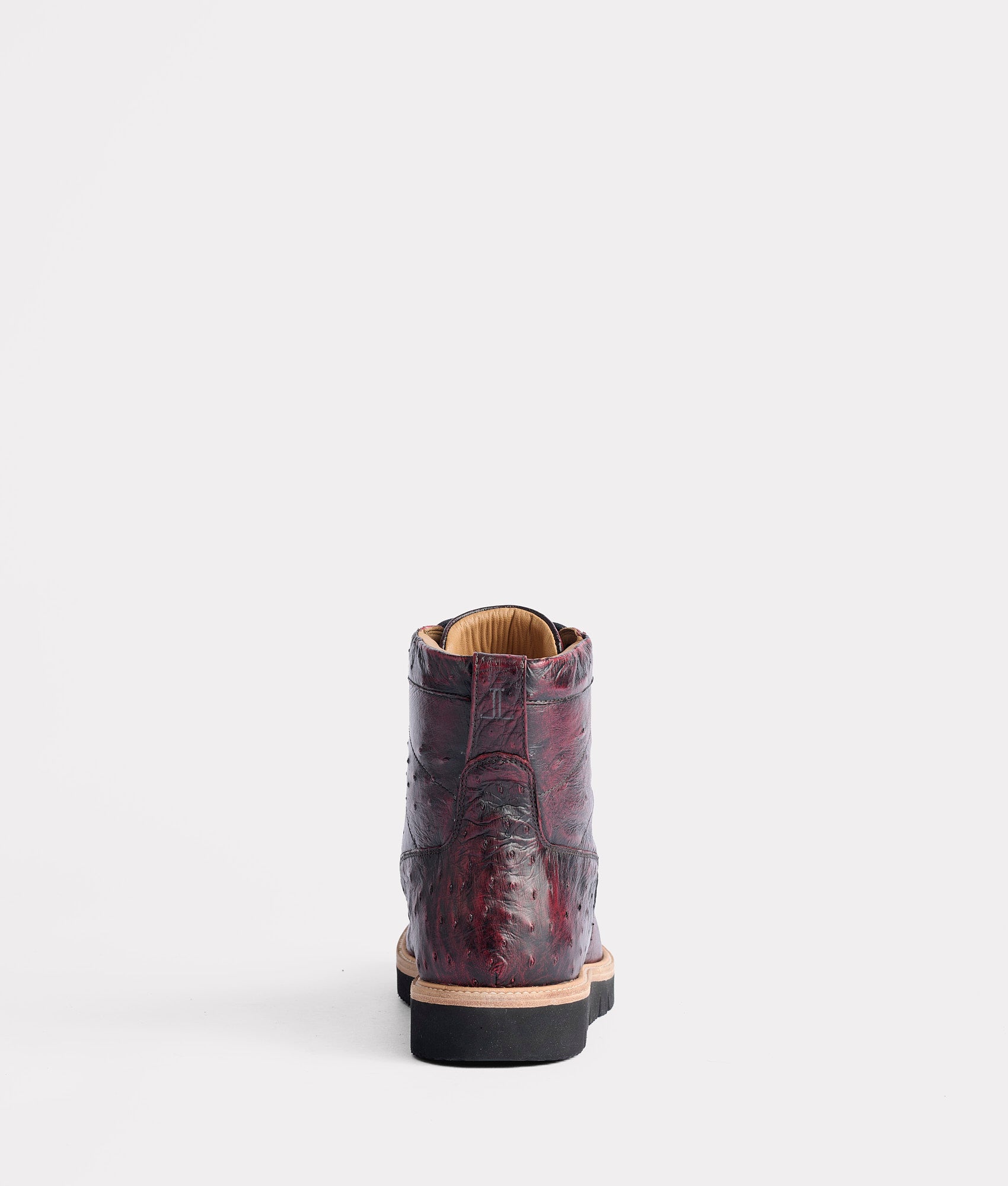 Ridgeline Exotic Lace Up Boot :: Black Cherry - Image 5