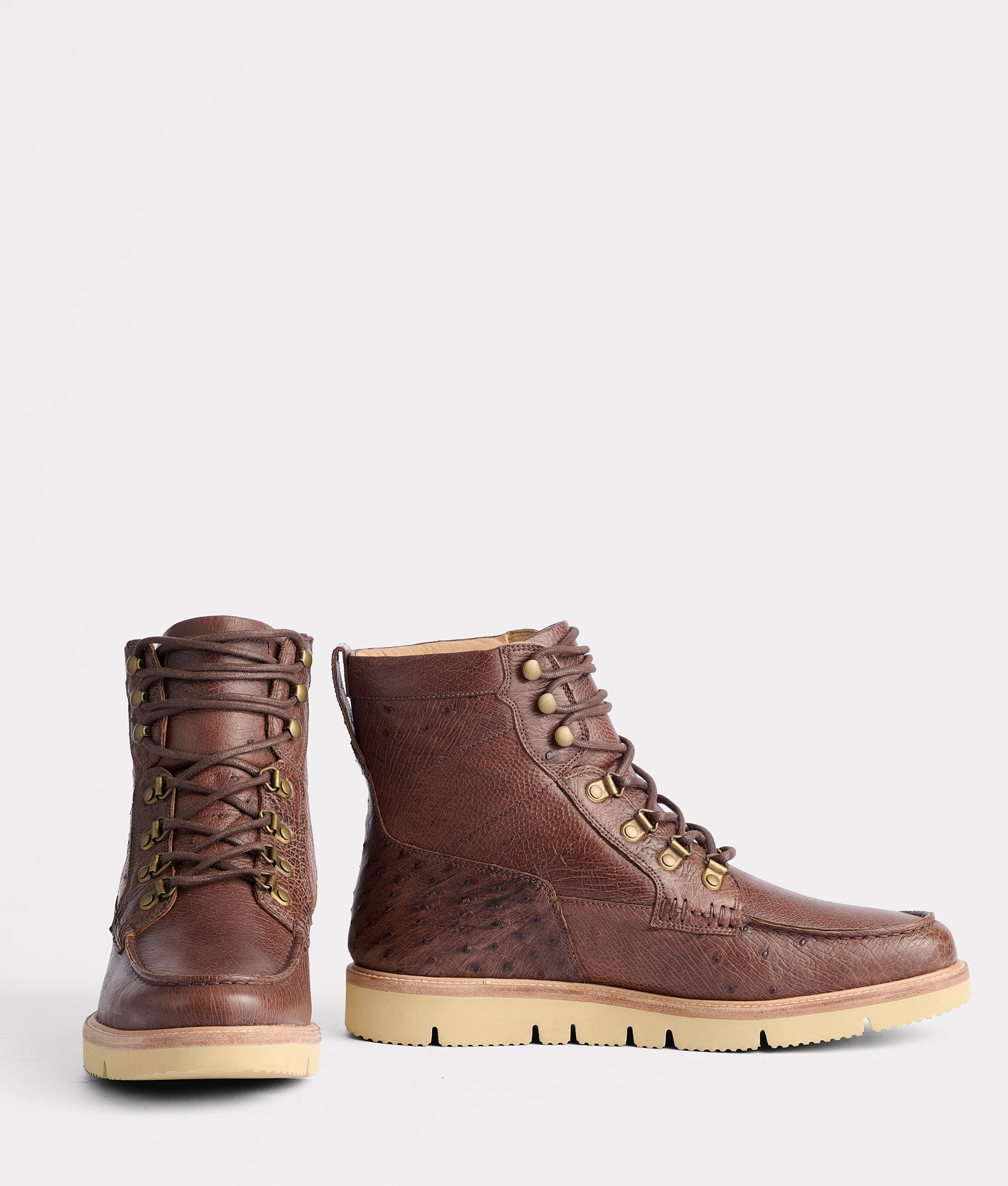 Ridgeline Exotic Lace Up Boot :: Tobacco - Image 2