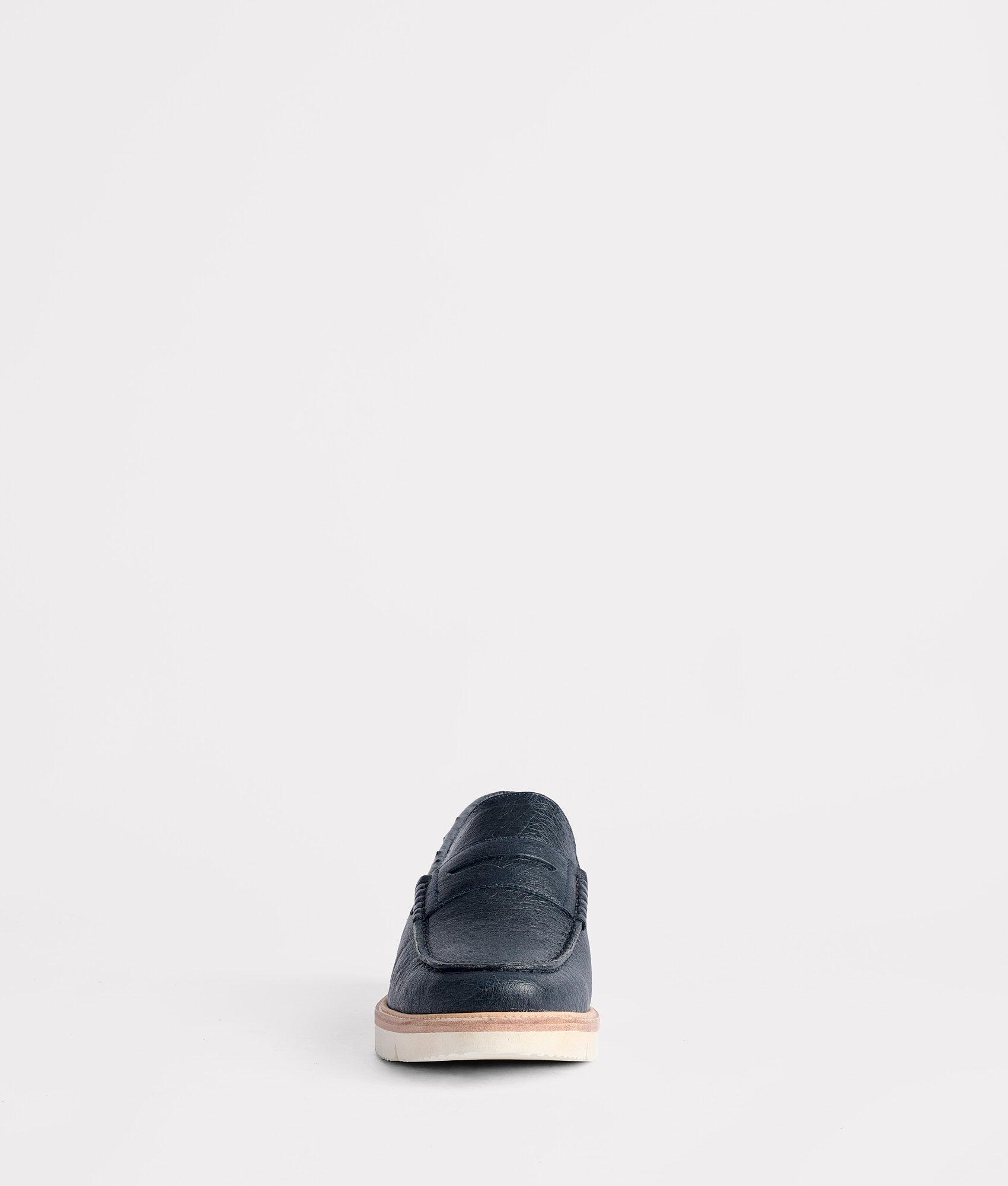 Ridgeline Exotic Penny Loafer :: Navy - Image 3