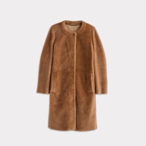 Gabriella Shearling Coat :: Natural