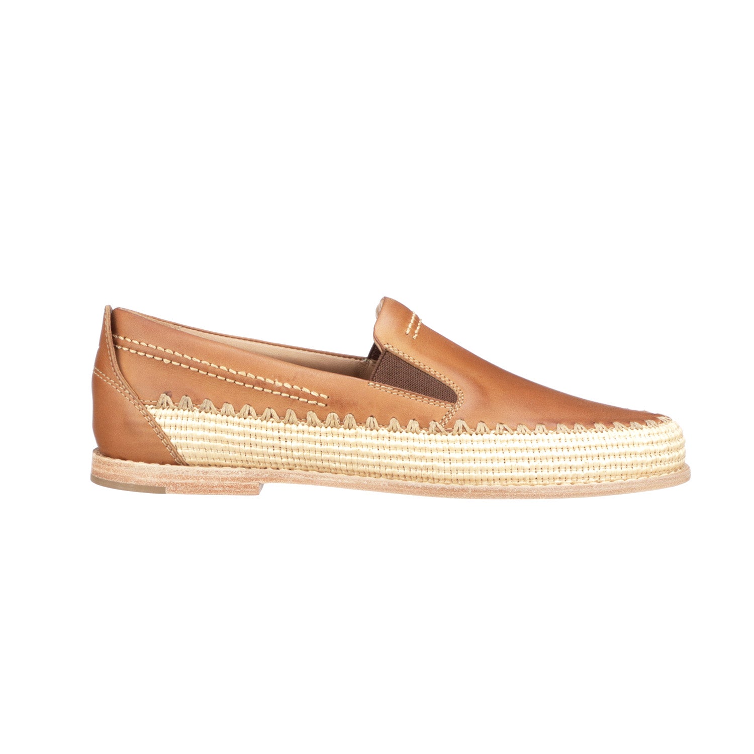 Raffia Slip On :: Brown - Image 3