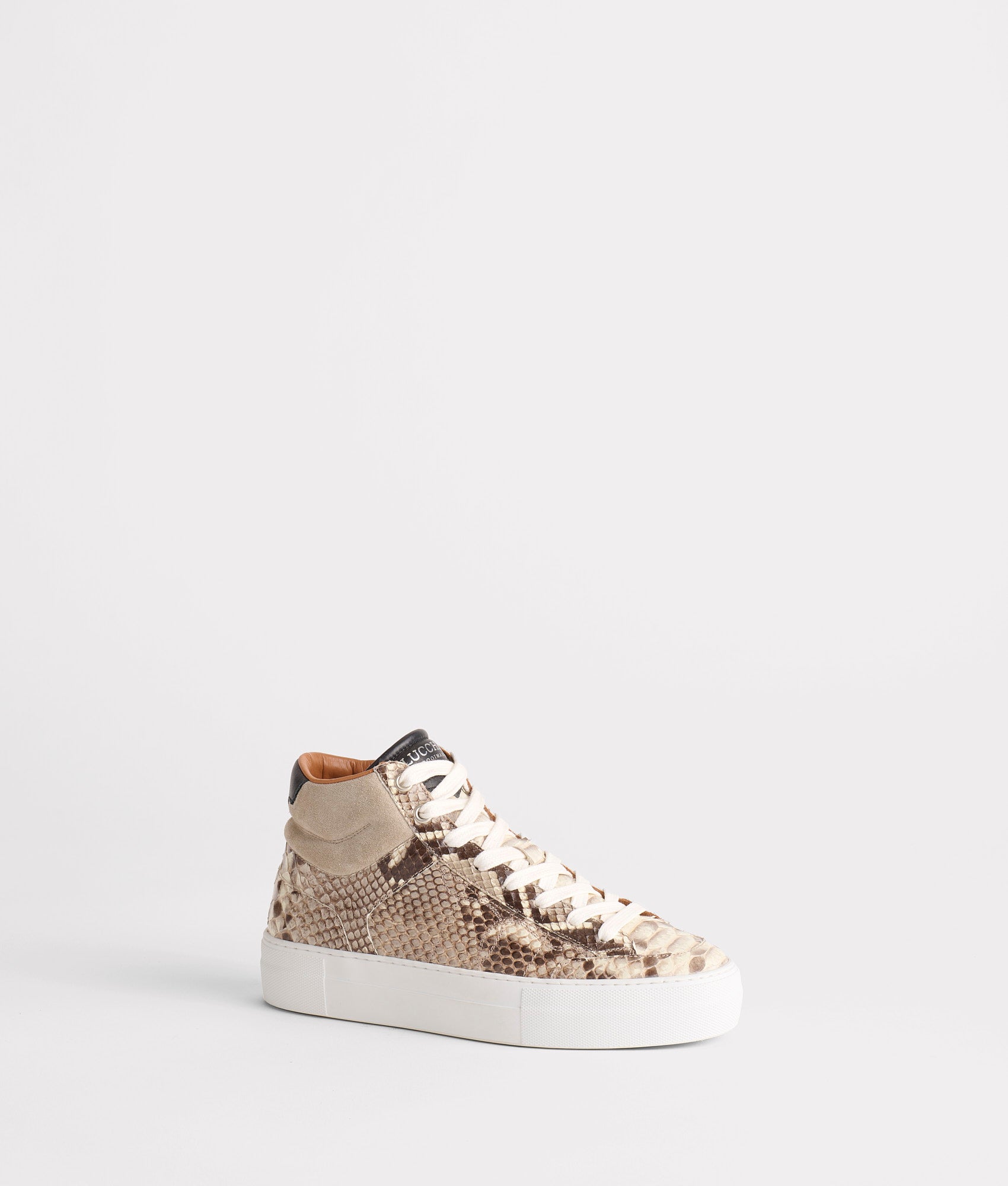 Mosaico High-Top Sneaker :: Black - Image 5