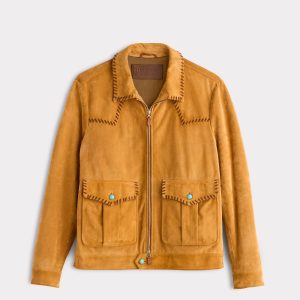 Dasan Suede Jacket :: Mustard Tan