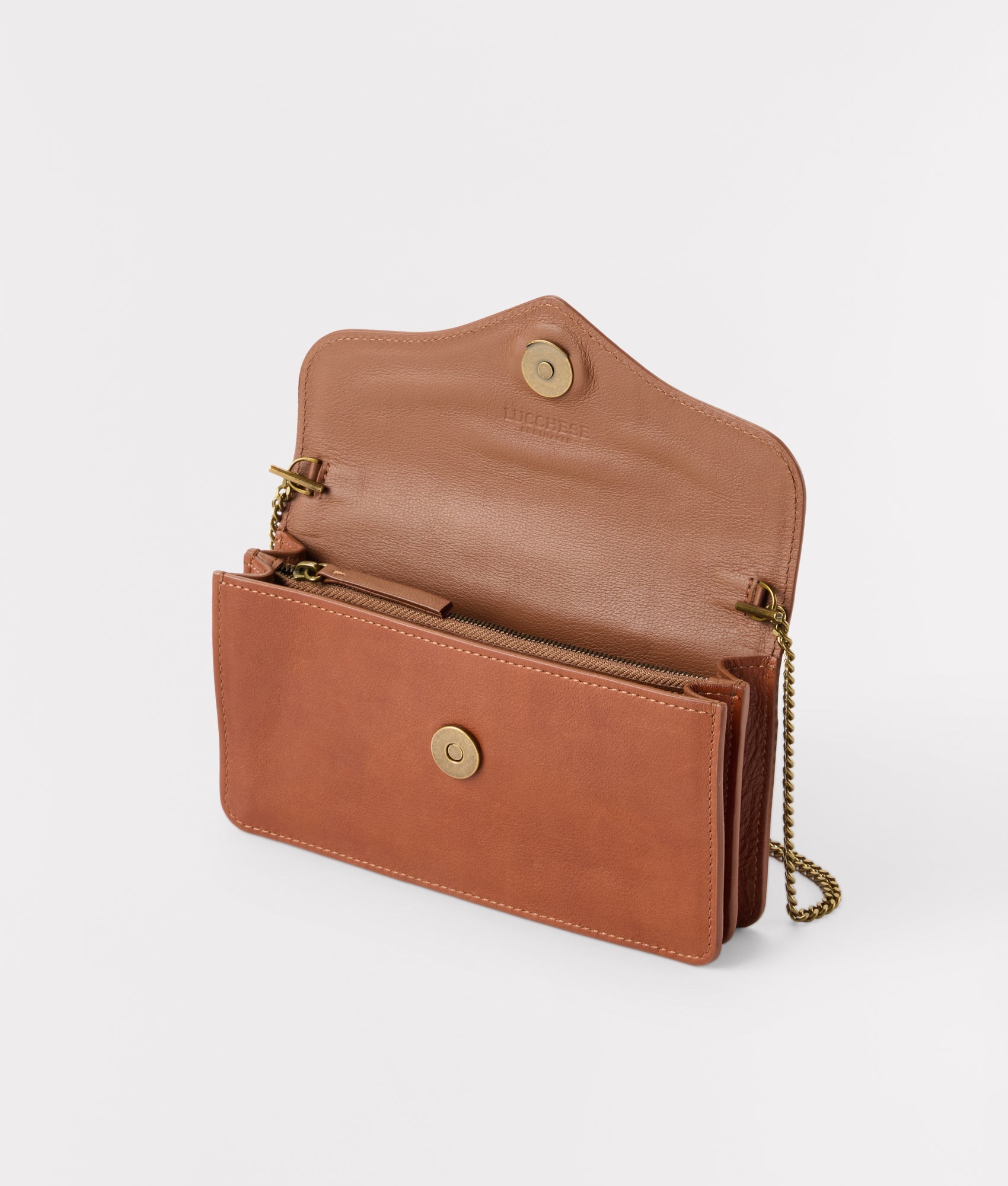 Bridget Long Wallet On A Chain :: Brown - Image 6