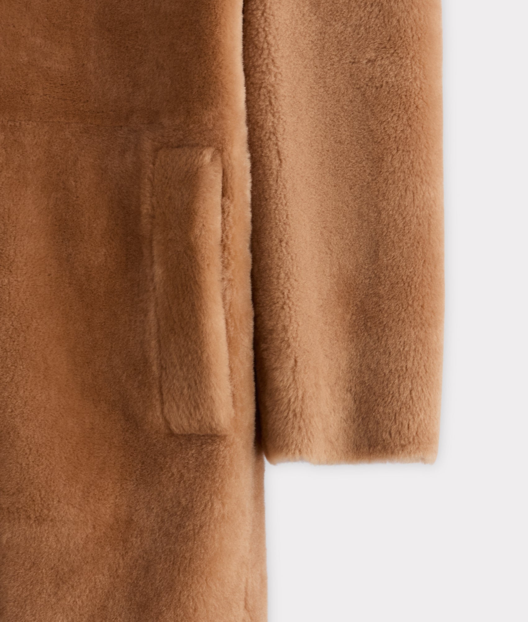 Gabriella Shearling Coat :: Natural - Image 9