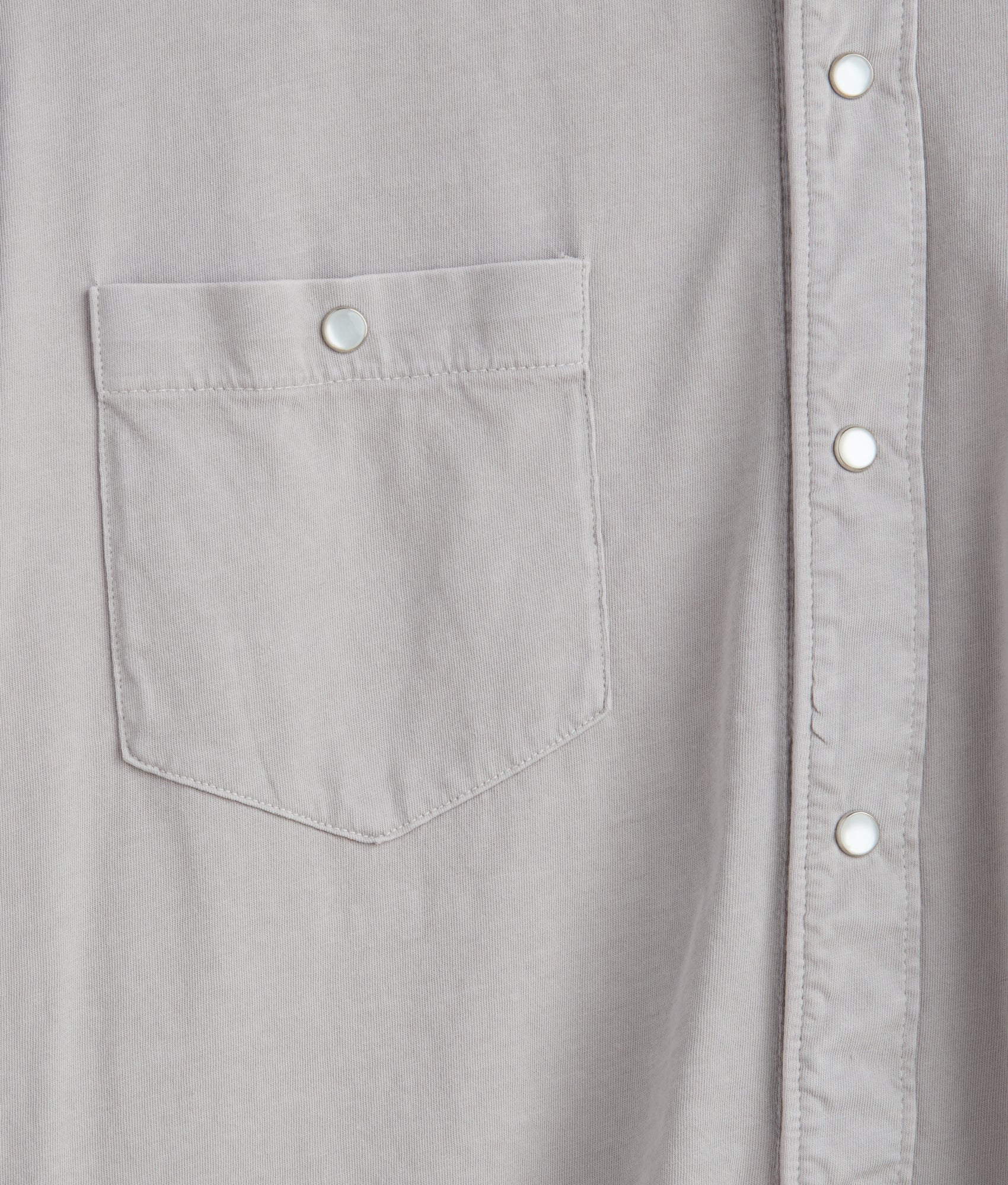 Cody Short Sleeve :: Light Grey - Image 2
