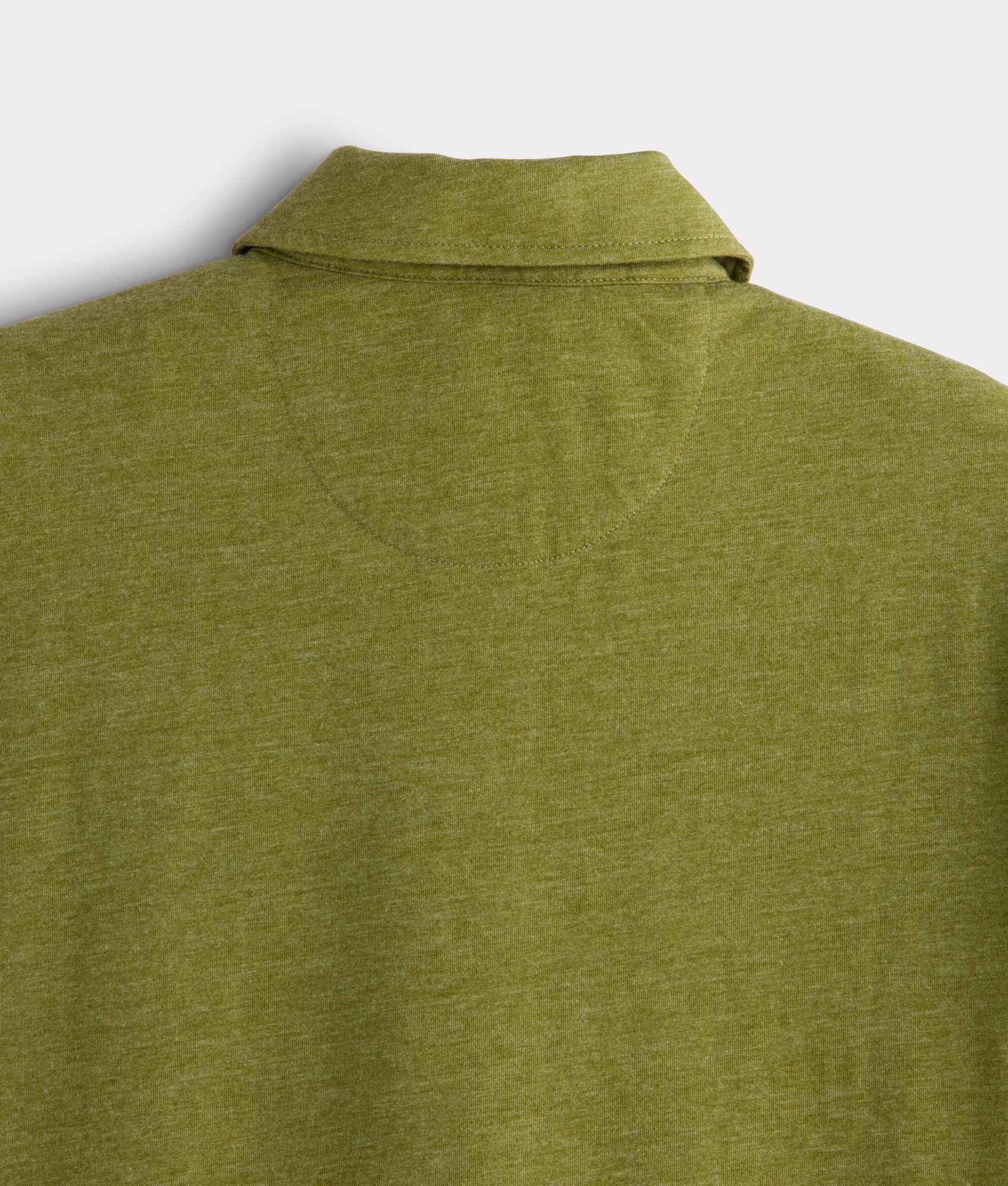 Lucchese Pima Blend Polo :: Olive - Image 4
