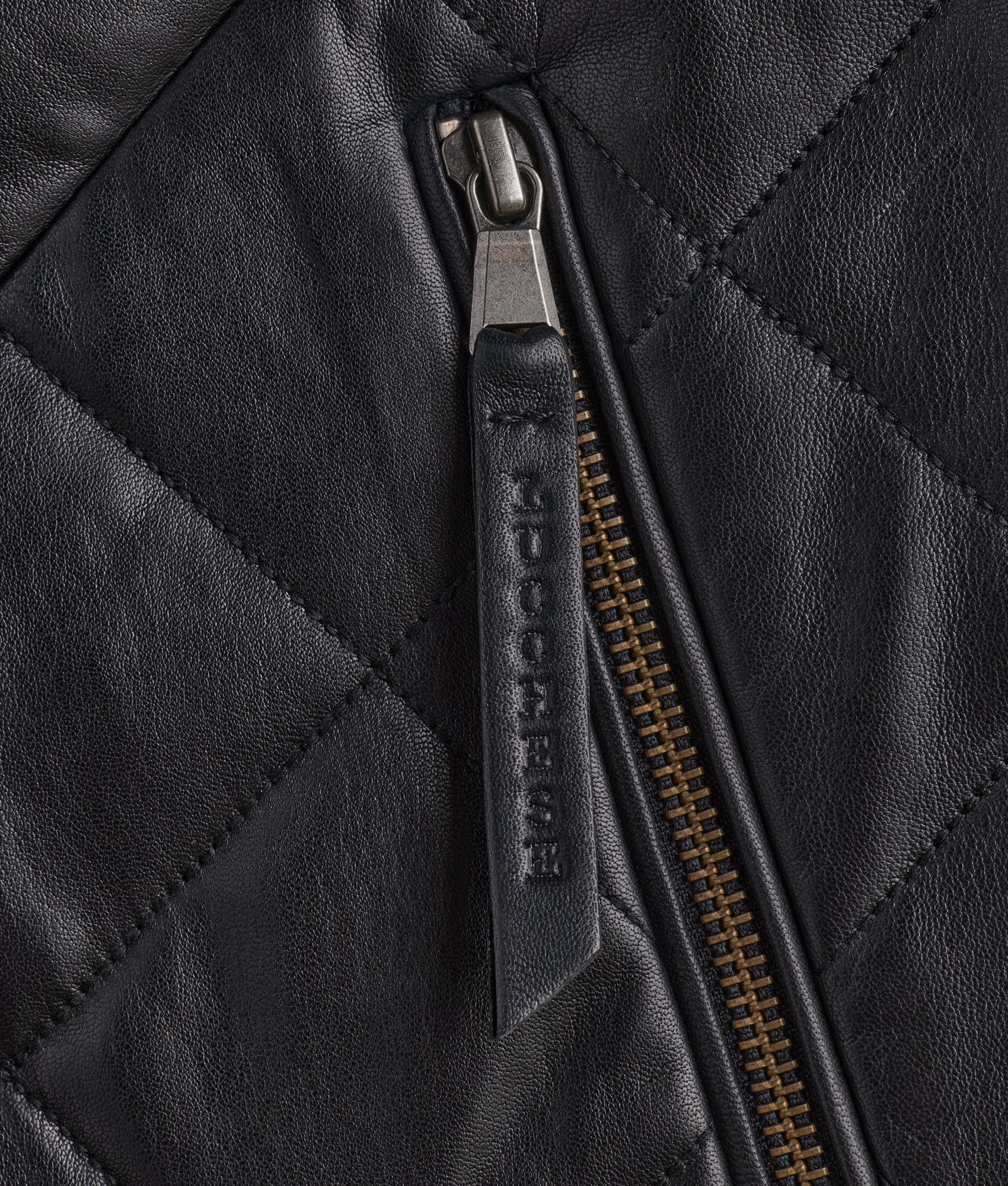 Mccoy Lamb Leather Puff Vest :: Black - Image 13