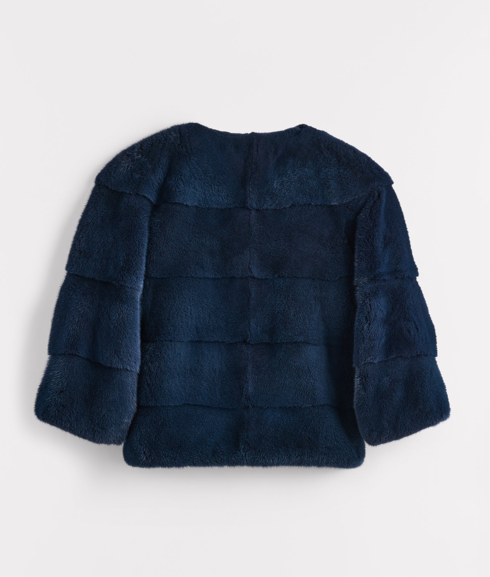 Marie Blue Mink Bolero :: Blue - Image 3