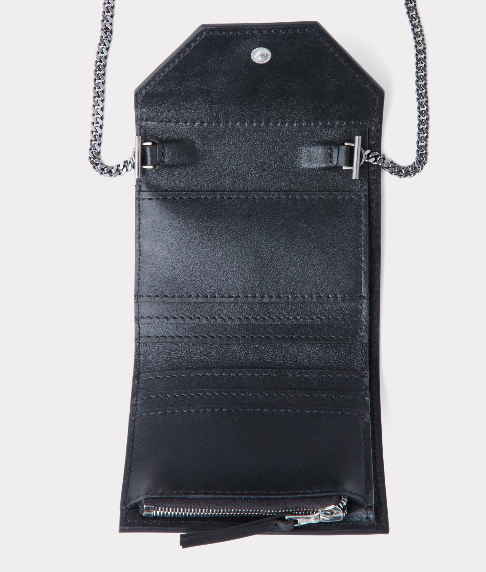 Short Wallet On A Chain :: Black - Image 7