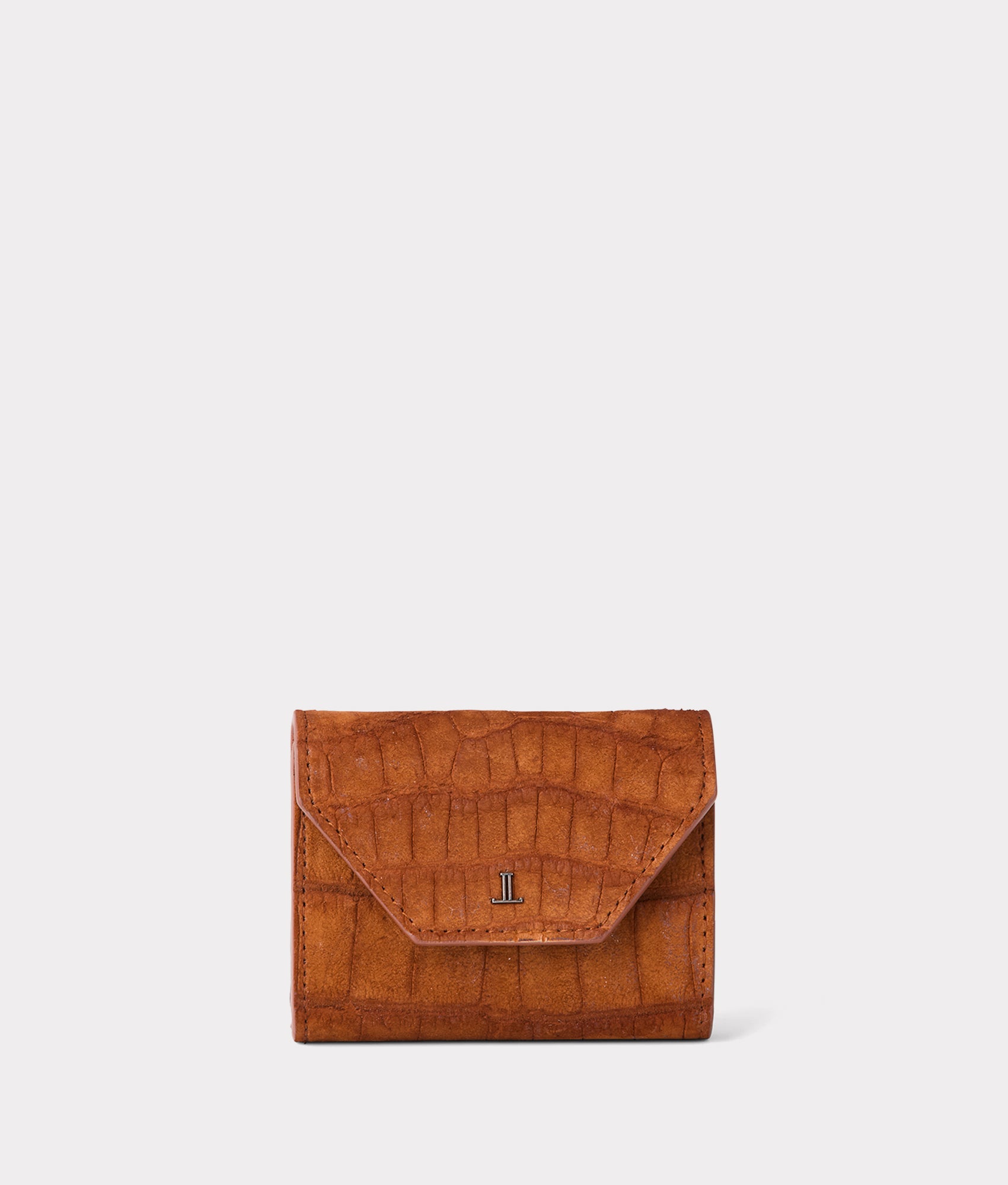 Exotic Short Wallet On A Chain :: Cognac - Image 3