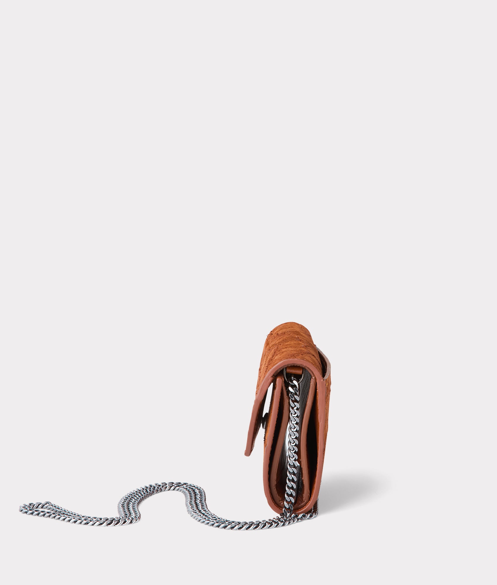 Exotic Short Wallet On A Chain :: Cognac - Image 6