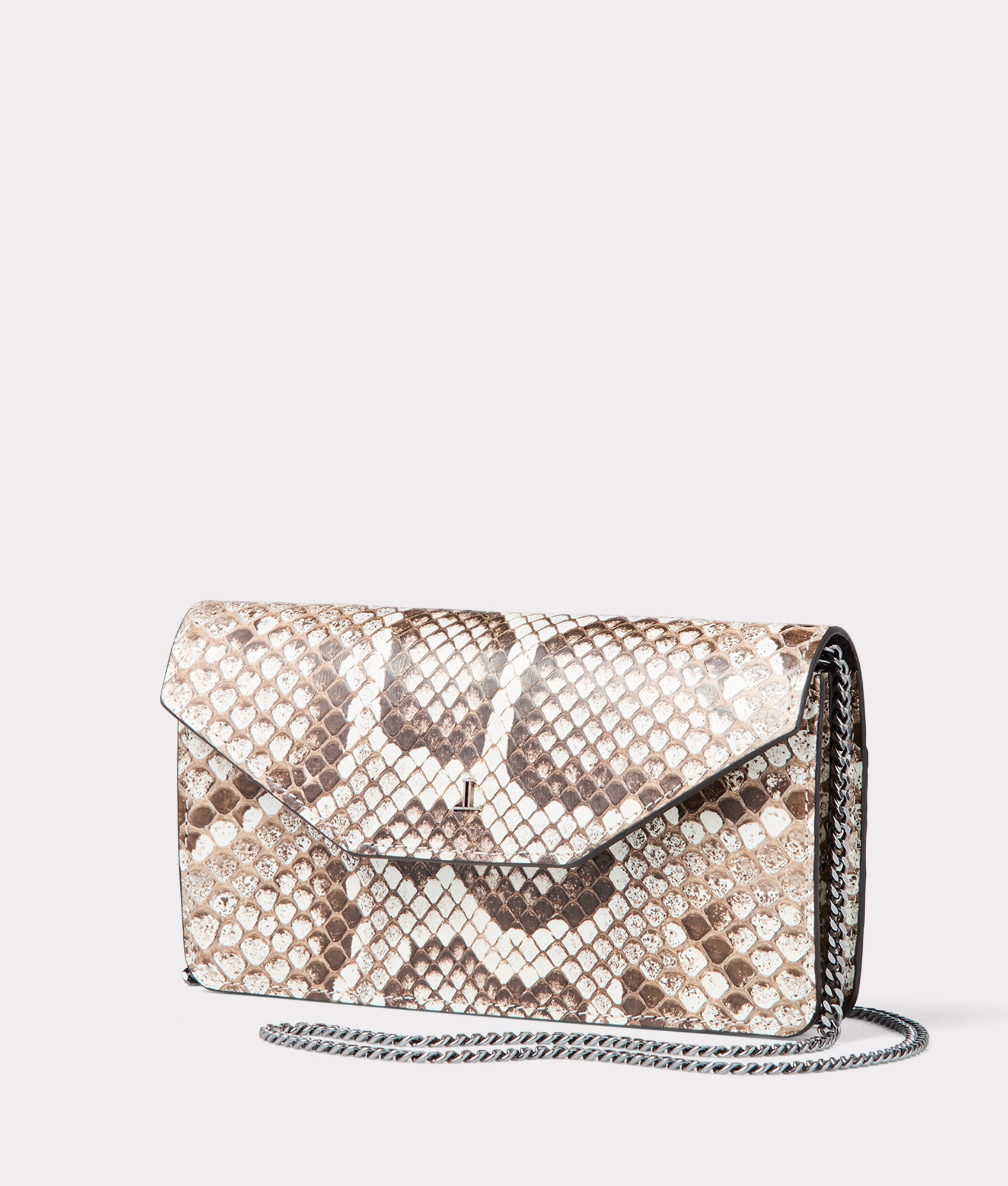 Long Exotic Wallet On A Chain :: Natural - Image 5