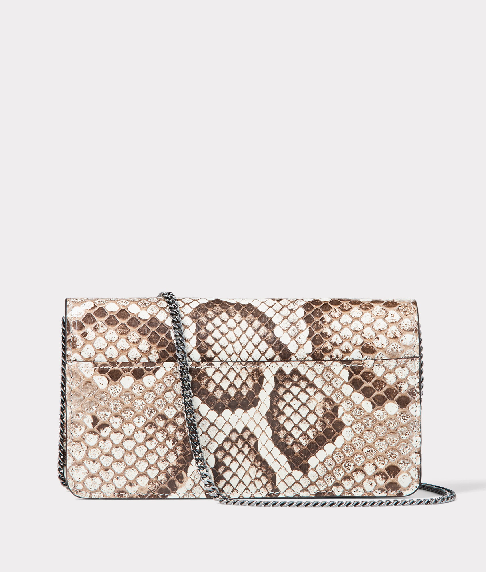 Long Exotic Wallet On A Chain :: Natural - Image 3