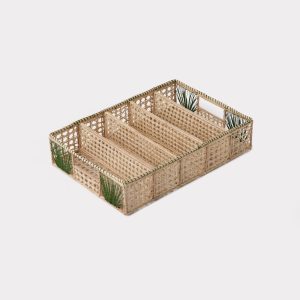 Tucson Saguaro Agave Cutlery Tray :: Green