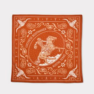 Austin Bronc Bandana :: Burnt Orange
