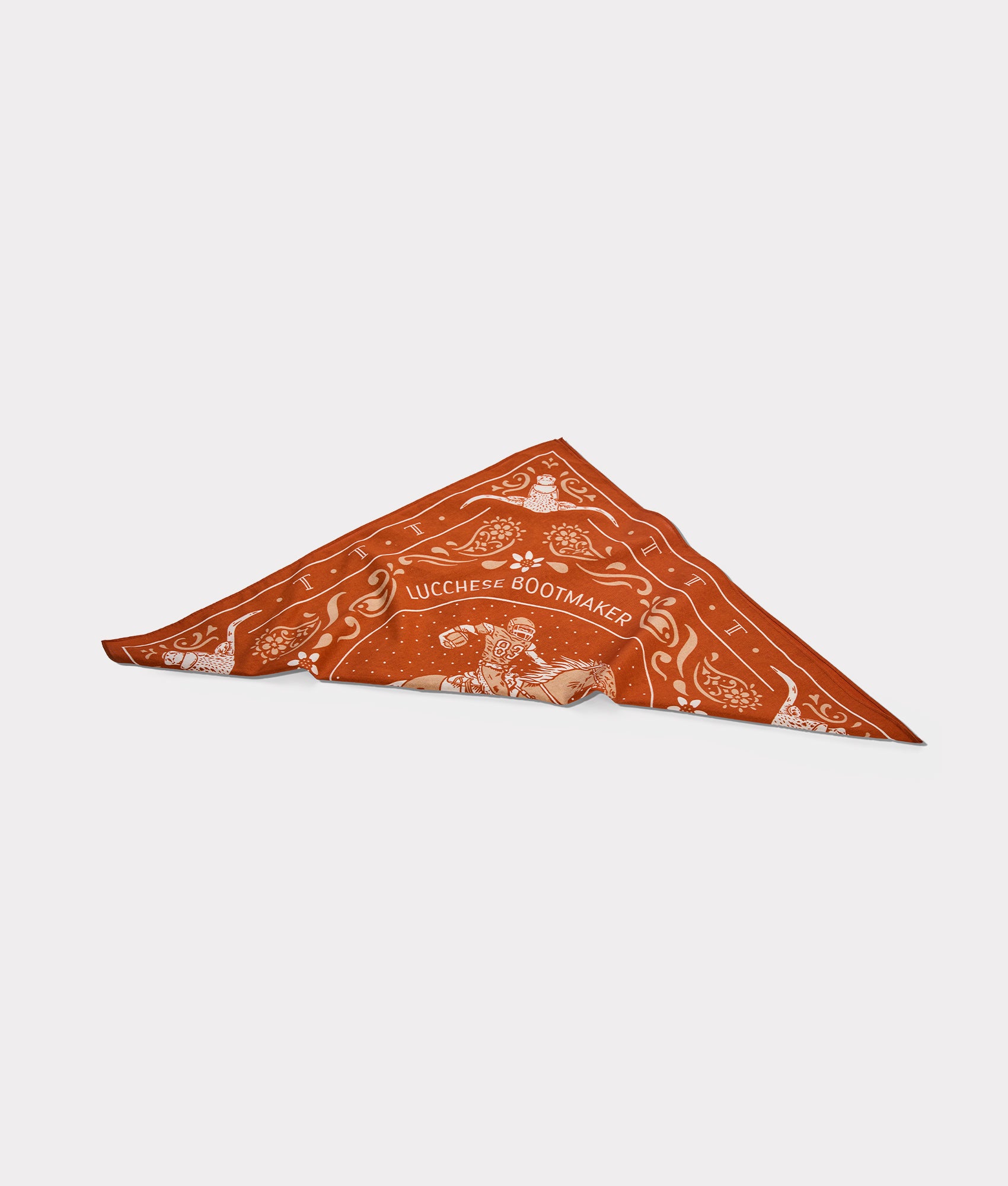 Austin Bronc Bandana :: Burnt Orange - Image 4