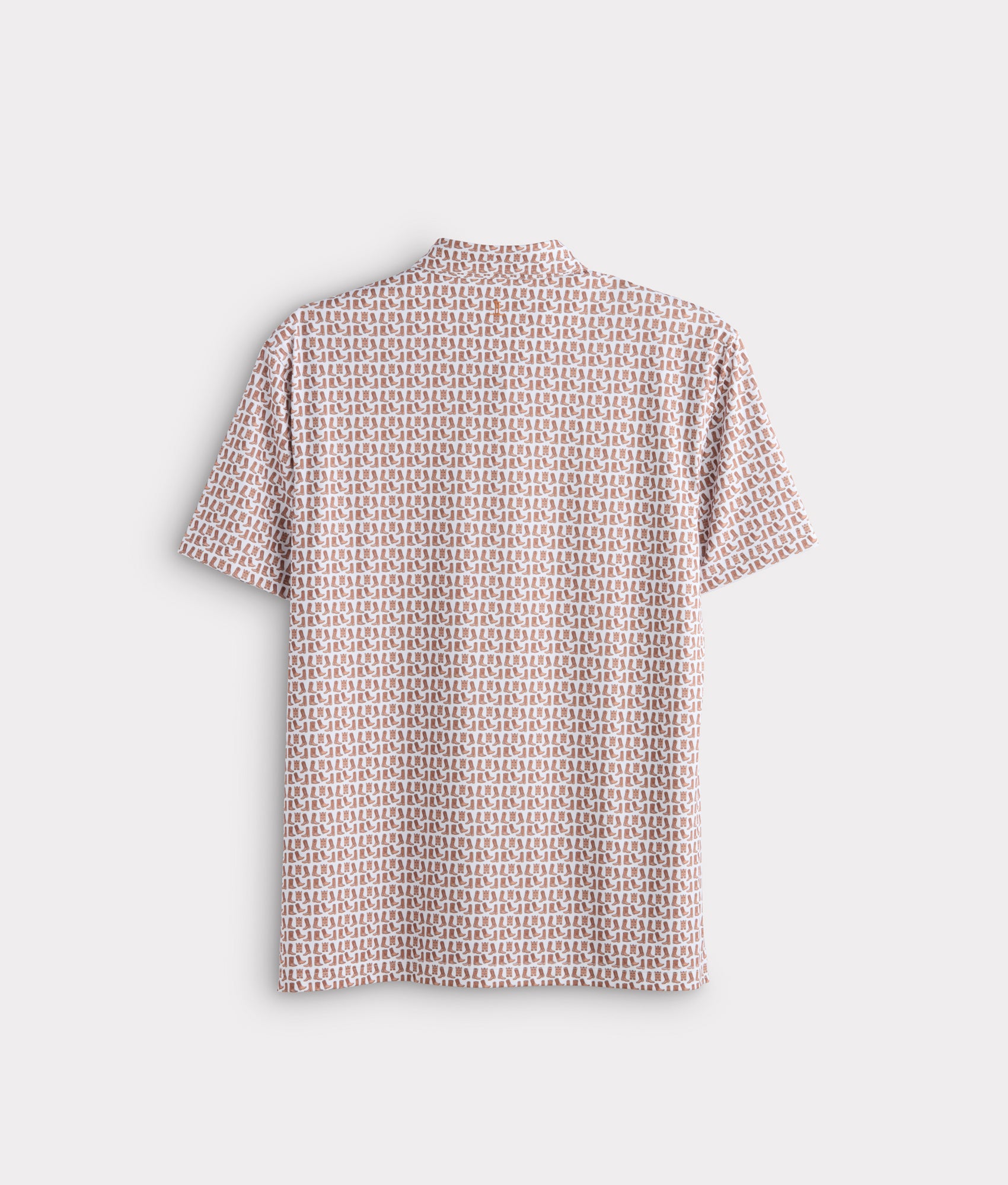 Lucchese Golf Polo :: Barnwood - Image 2