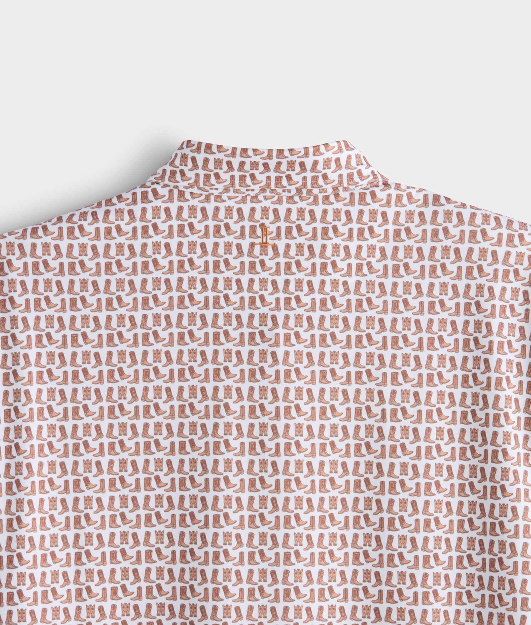 Lucchese Golf Polo :: Barnwood - Image 7