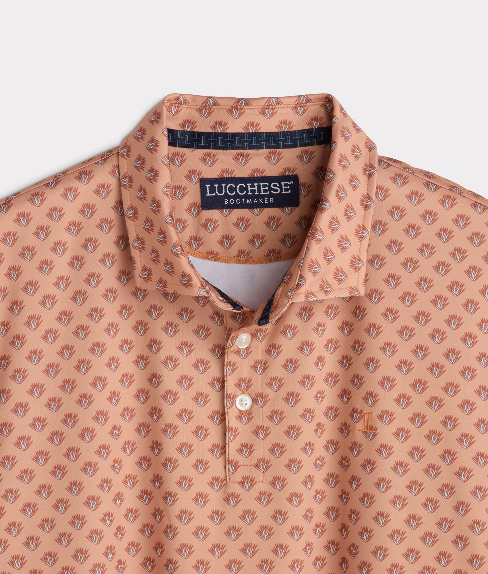 Lucchese Golf Polo :: Rust - Image 4