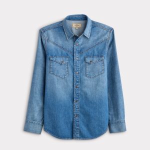 Jordy Denim Shirt :: Small Town Blue