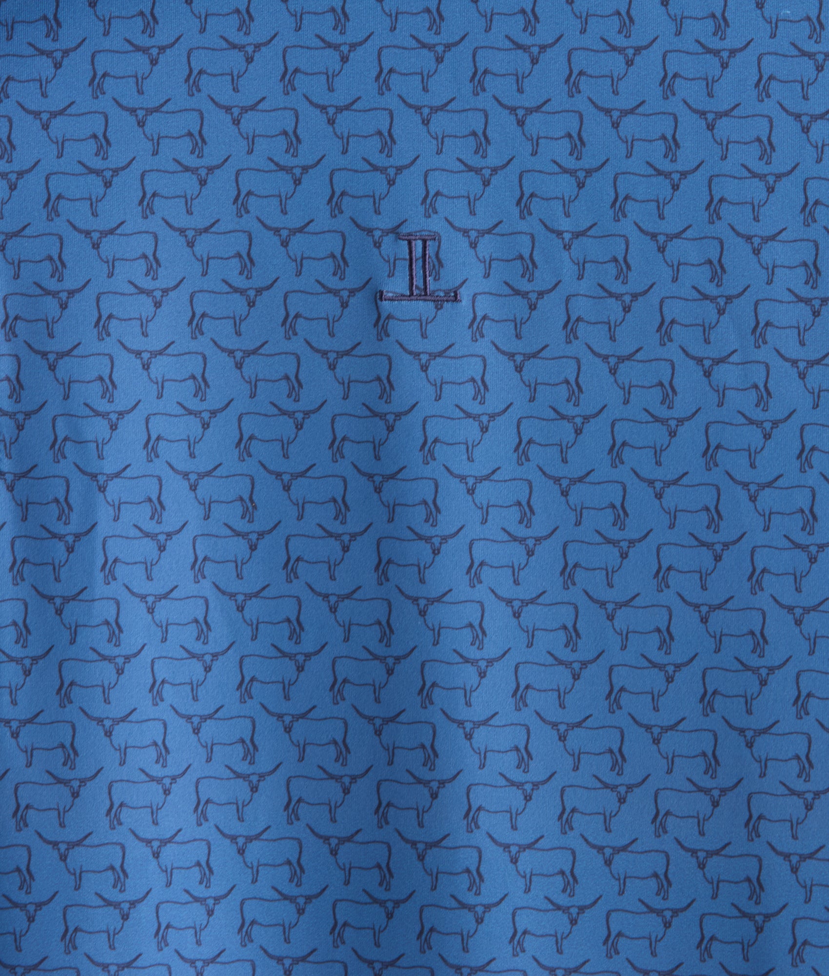Lucchese Golf Polo :: Navy - Image 7
