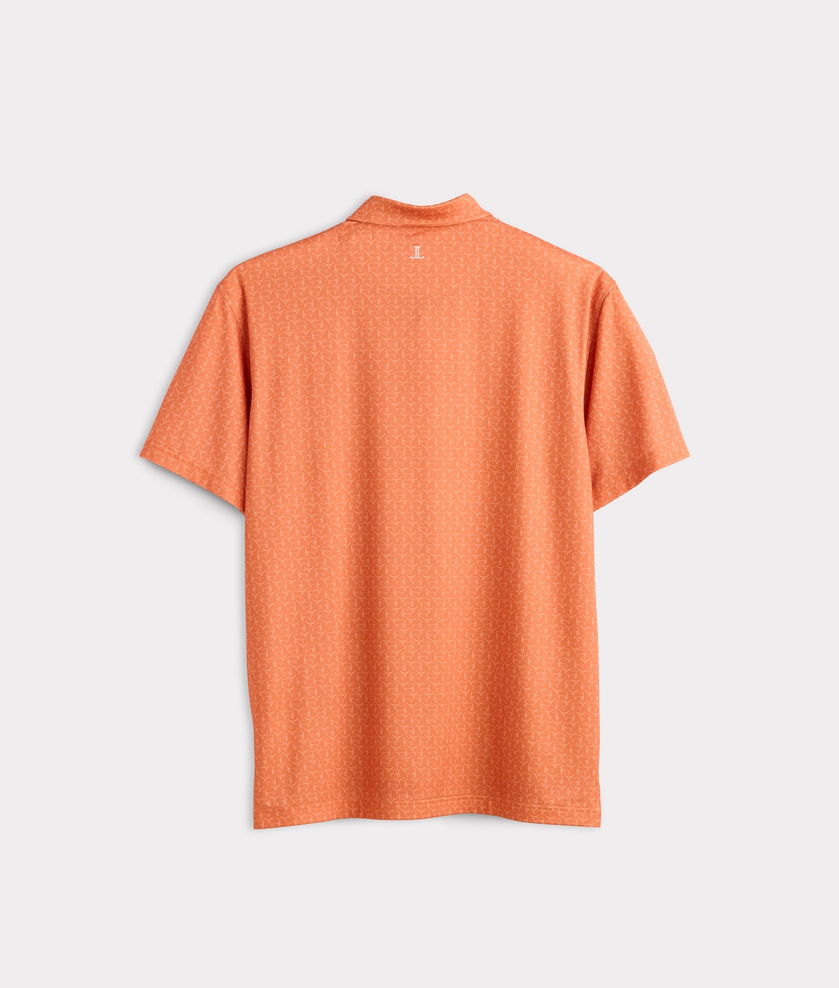 Lucchese Golf Polo :: Burnt Orange - Image 3
