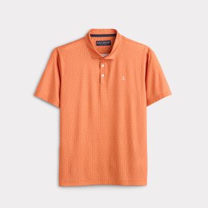 Lucchese Golf Polo :: Burnt Orange