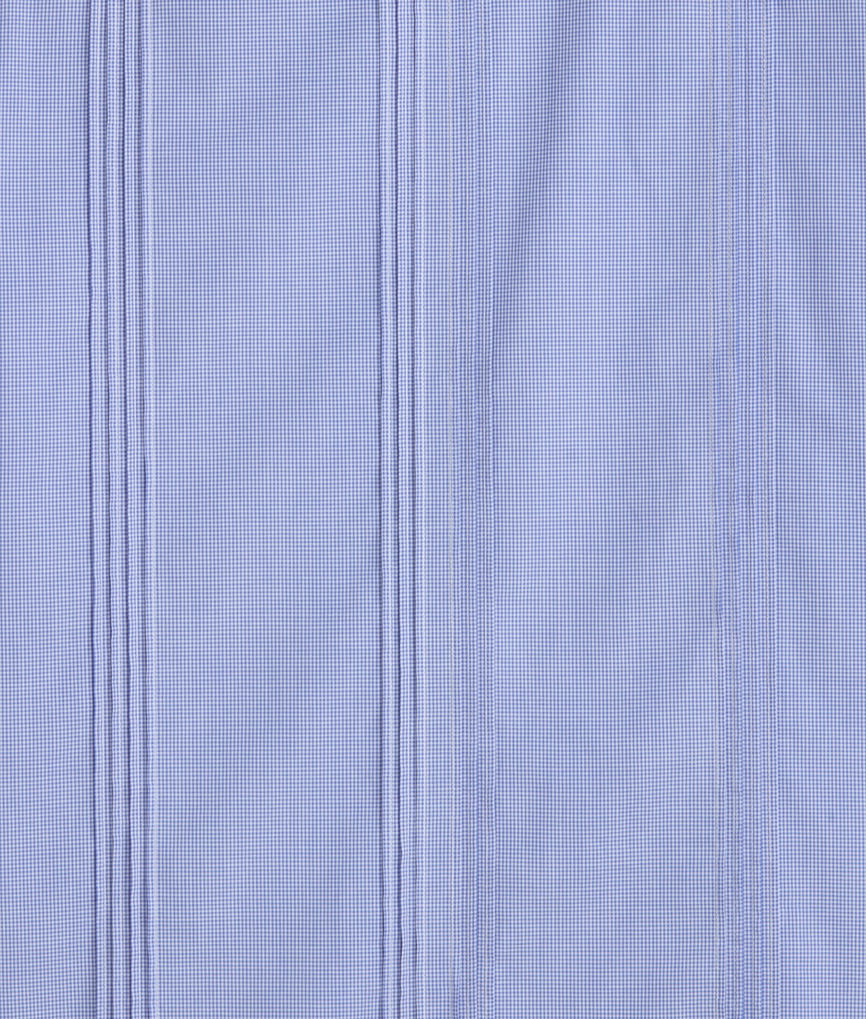 Guayabera Shirt :: Light Blue And White Gingham - Image 12