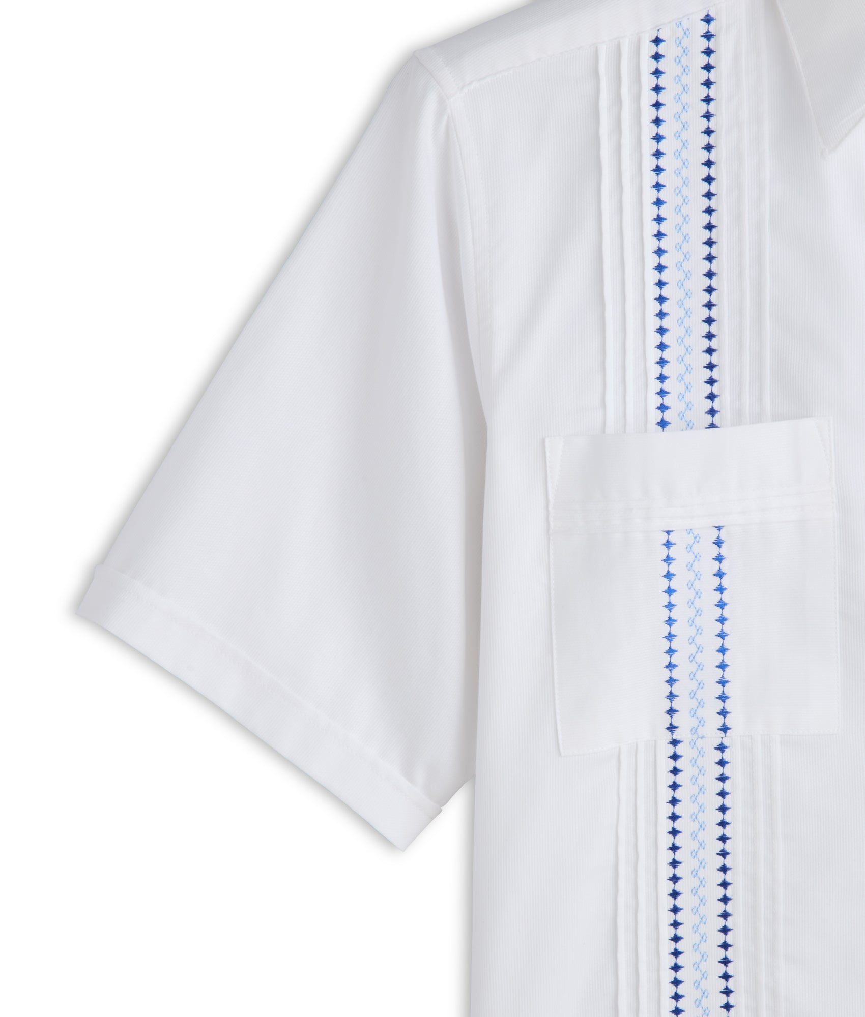 Guayabera Shirt :: White - Image 9