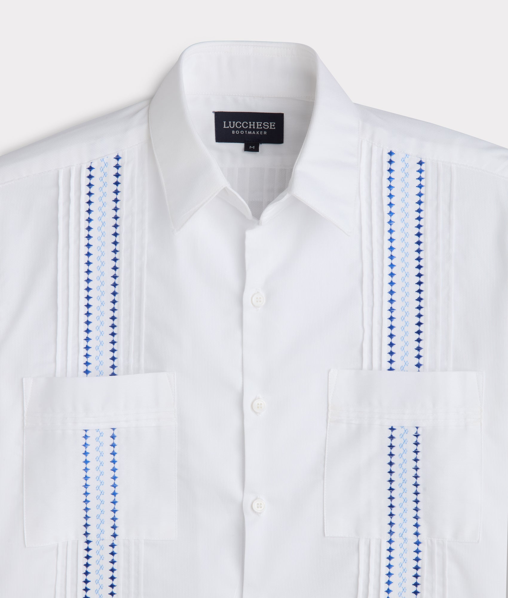 Guayabera Shirt :: White - Image 4