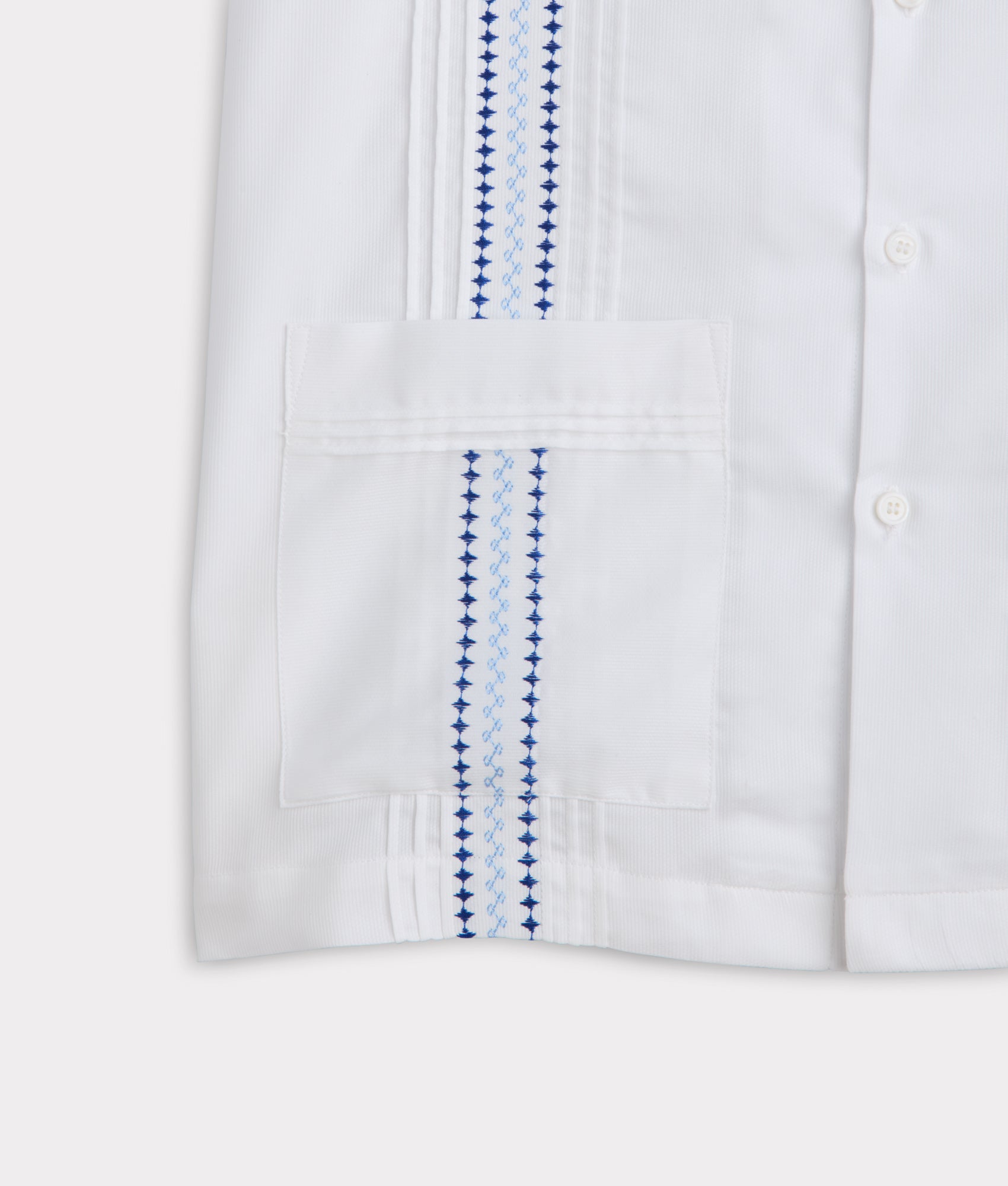 Guayabera Shirt :: White - Image 10