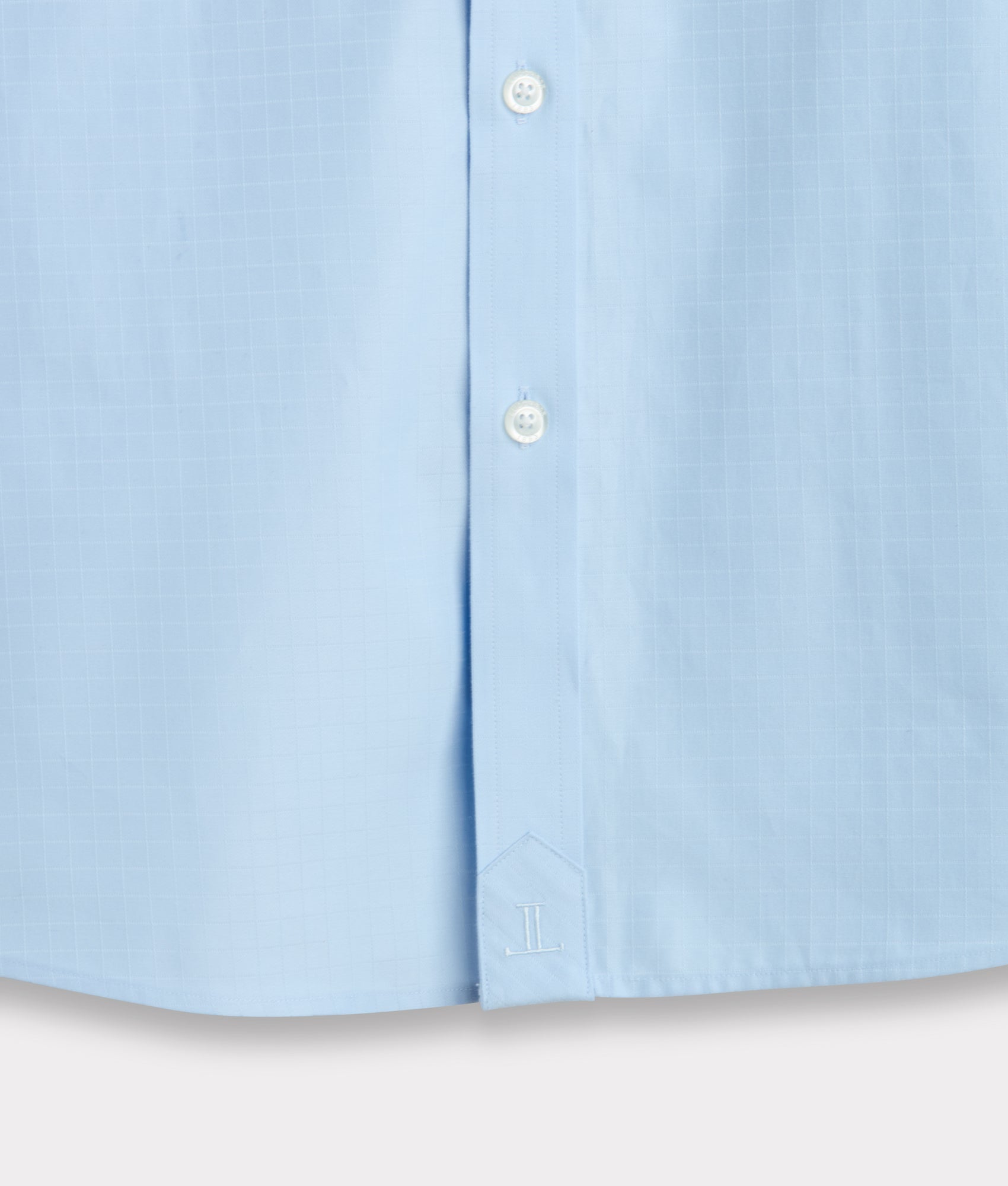 San Antonio Cowboy Fit :: Sky Blue Square Dobby - Image 4