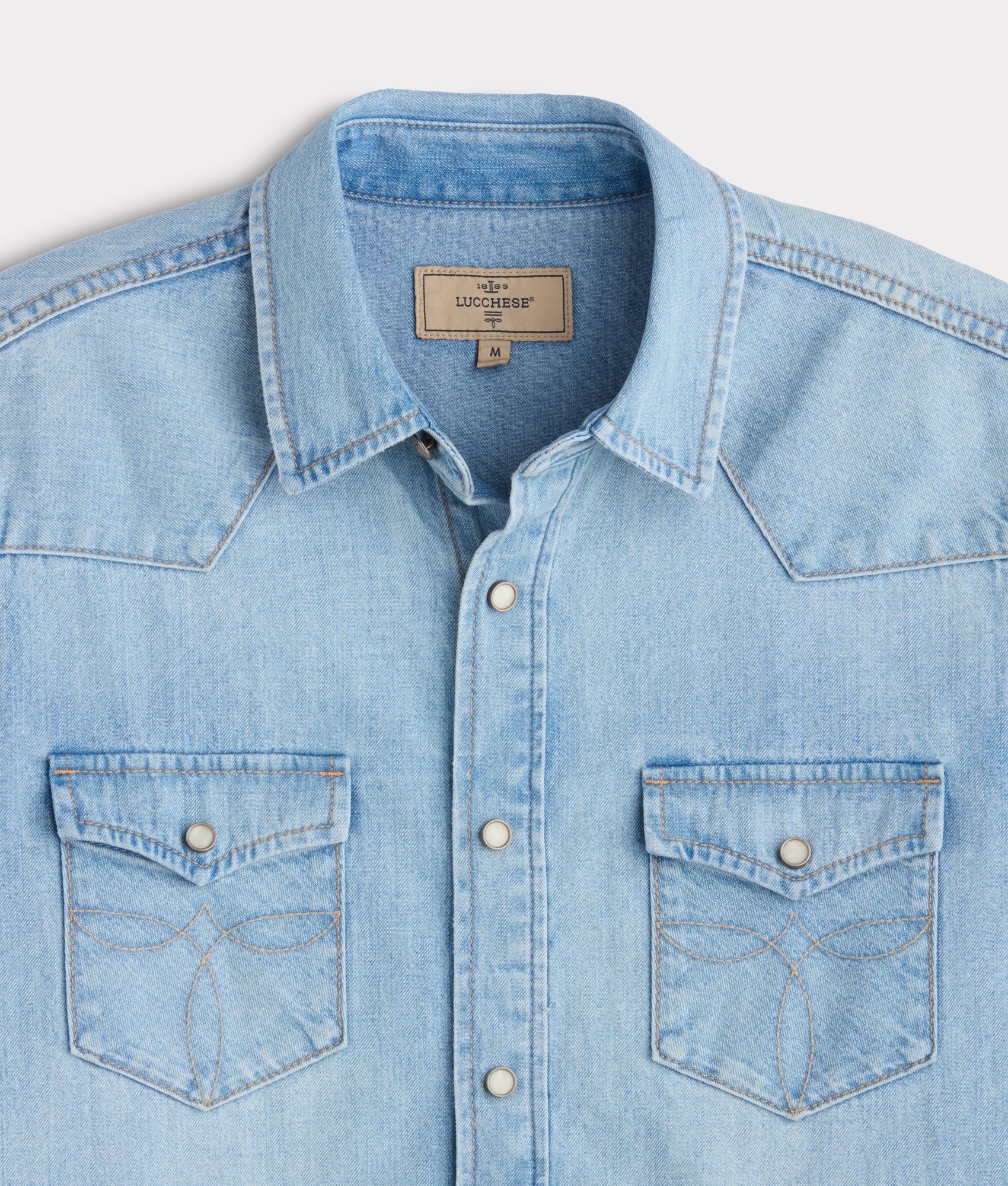 Jacob Men's Shirt :: Chambray Blue - Image 6