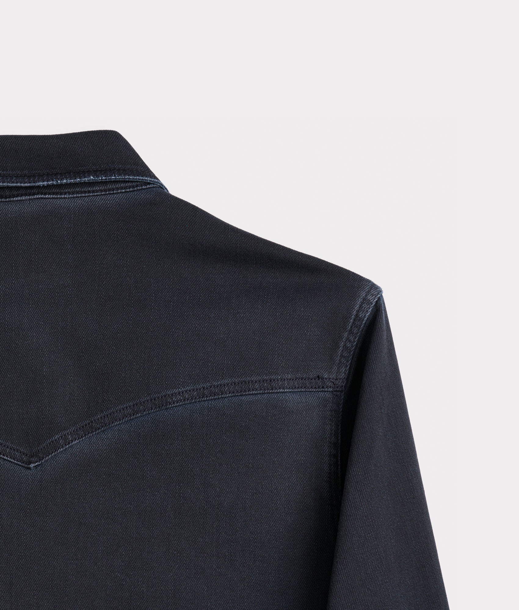 Roper Denim Shirt :: Black Denim - Image 8