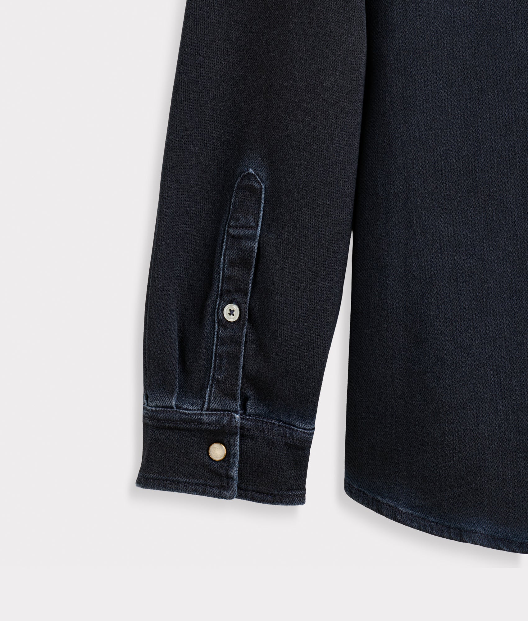 Roper Denim Shirt :: Black Denim - Image 6