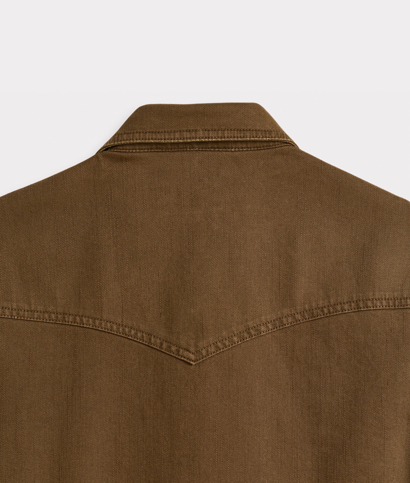 Roper Denim Shirt :: Brown Denim - Image 6