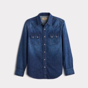 Sawyer Sawtooth Pocket Shirt :: Dark Denim