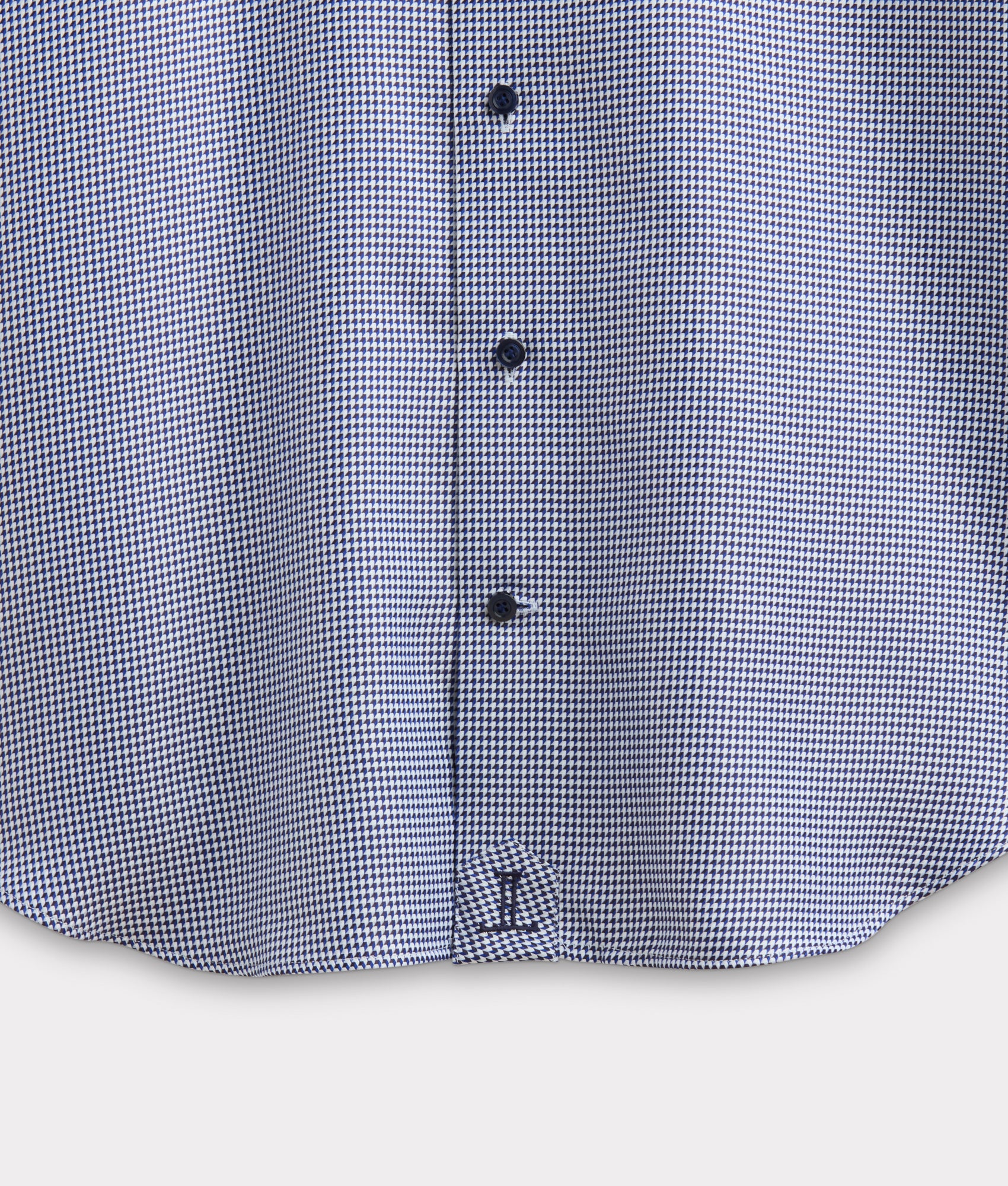 San Antonio Modern Fit :: Navy/White Plaid - Image 3