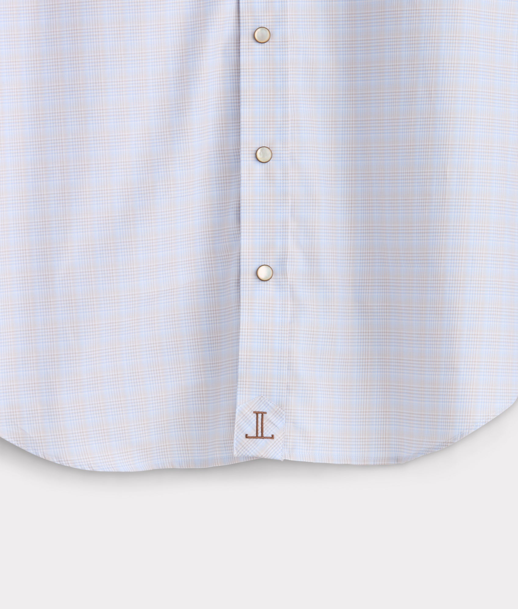 El Paso Classic Fit :: Sky Blue Plaid - Image 5