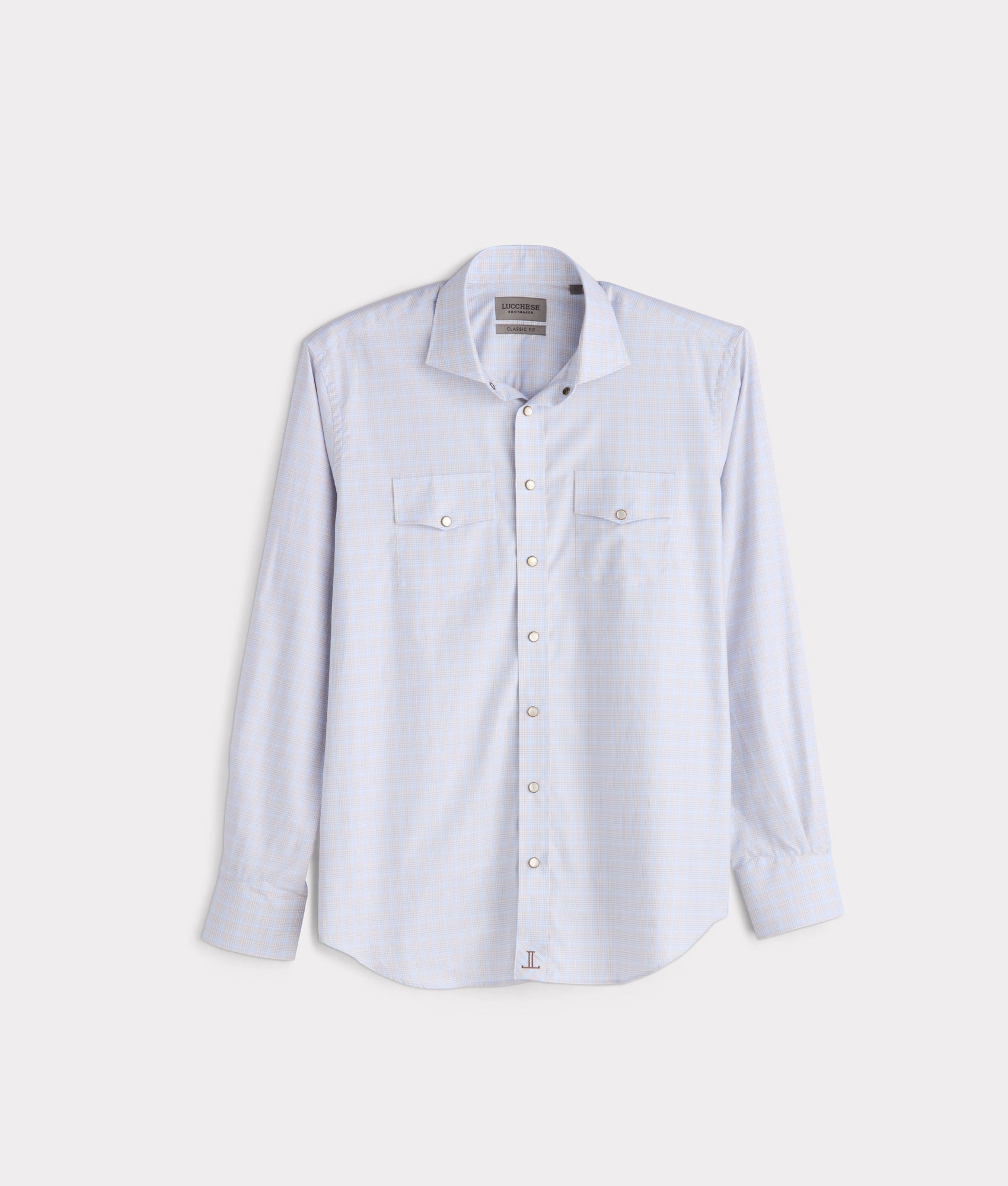 El Paso Classic Fit :: Sky Blue Plaid