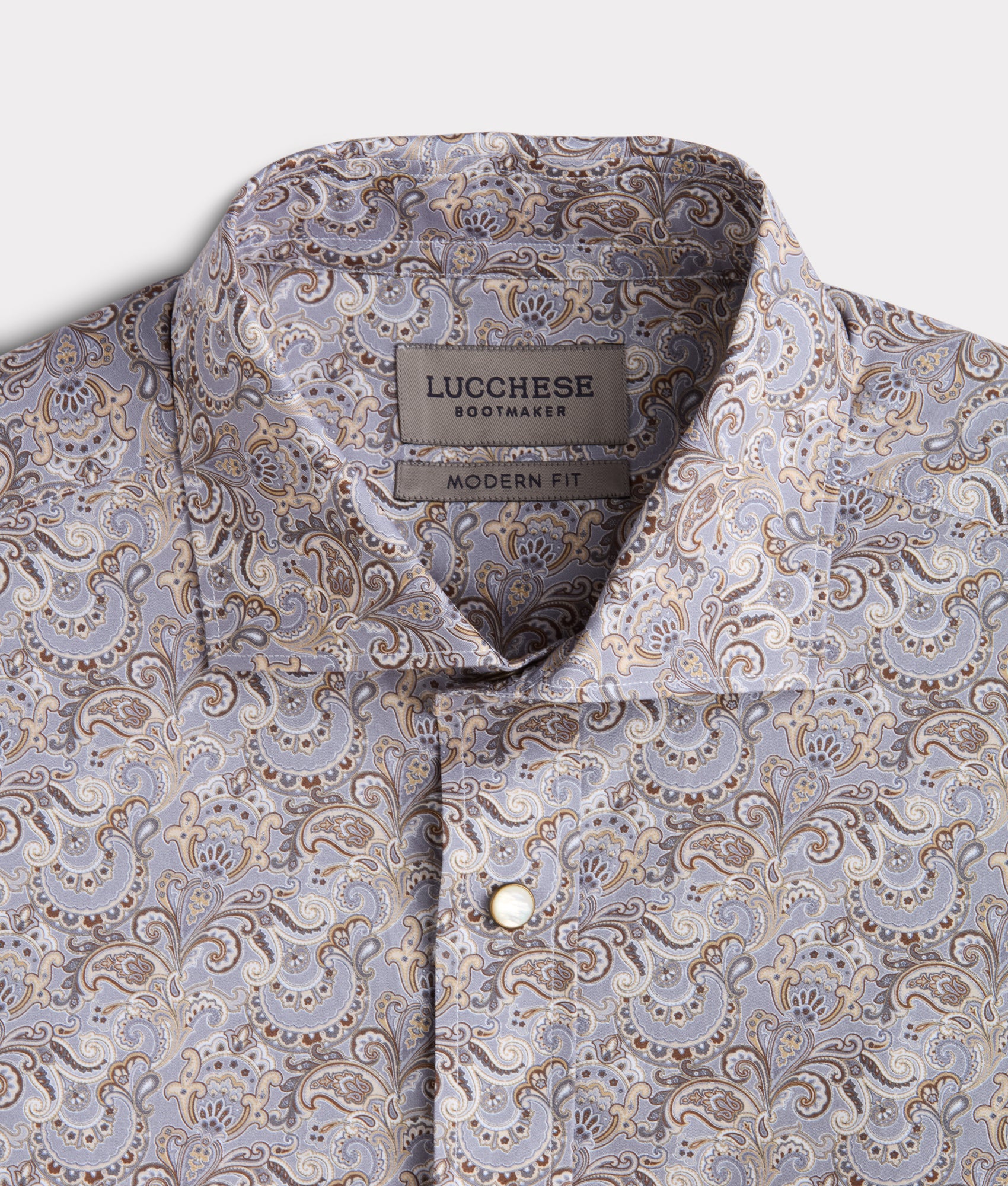 El Paso Modern Fit :: Blue Paisley - Image 8