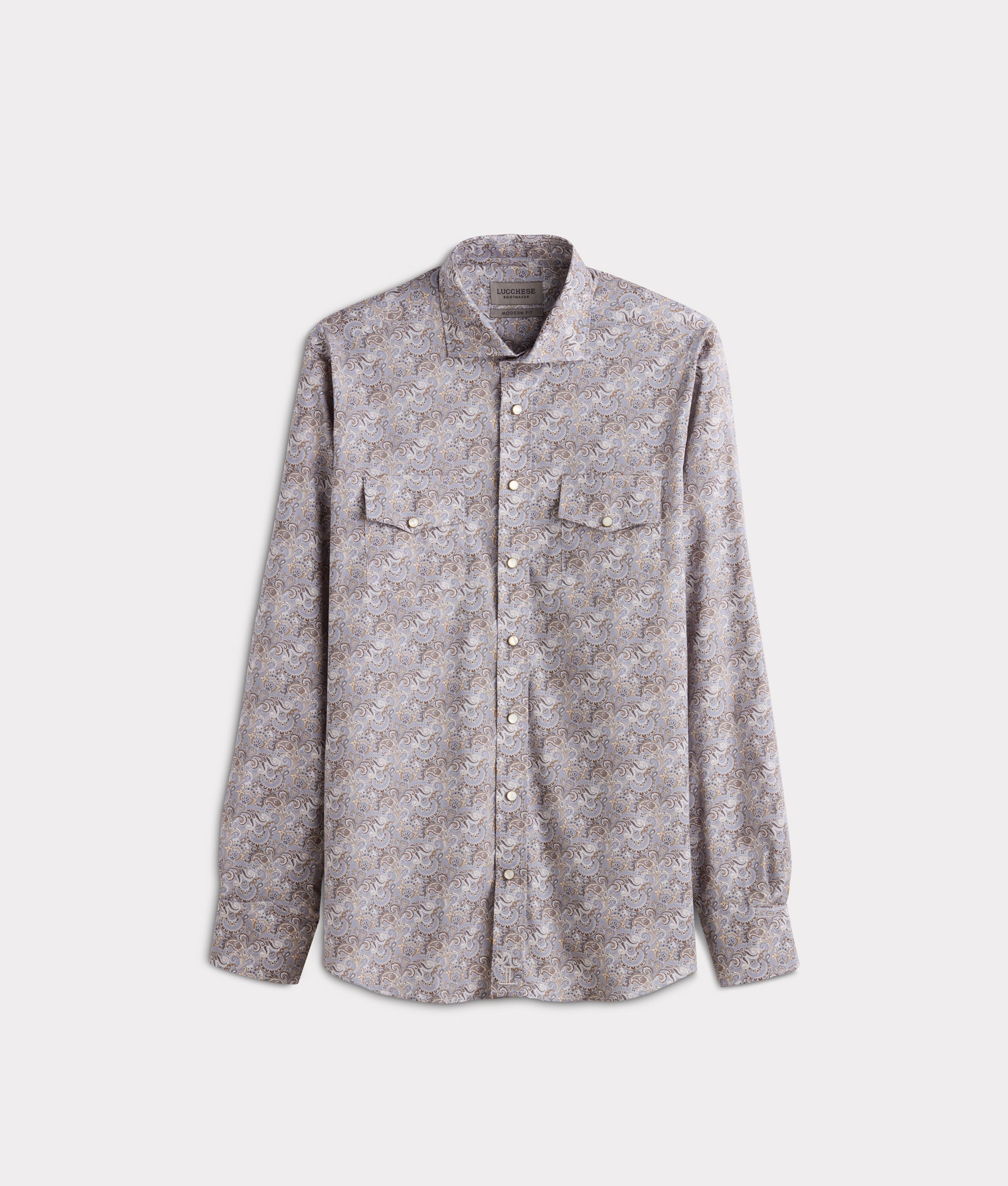 El Paso Modern Fit :: Blue Paisley