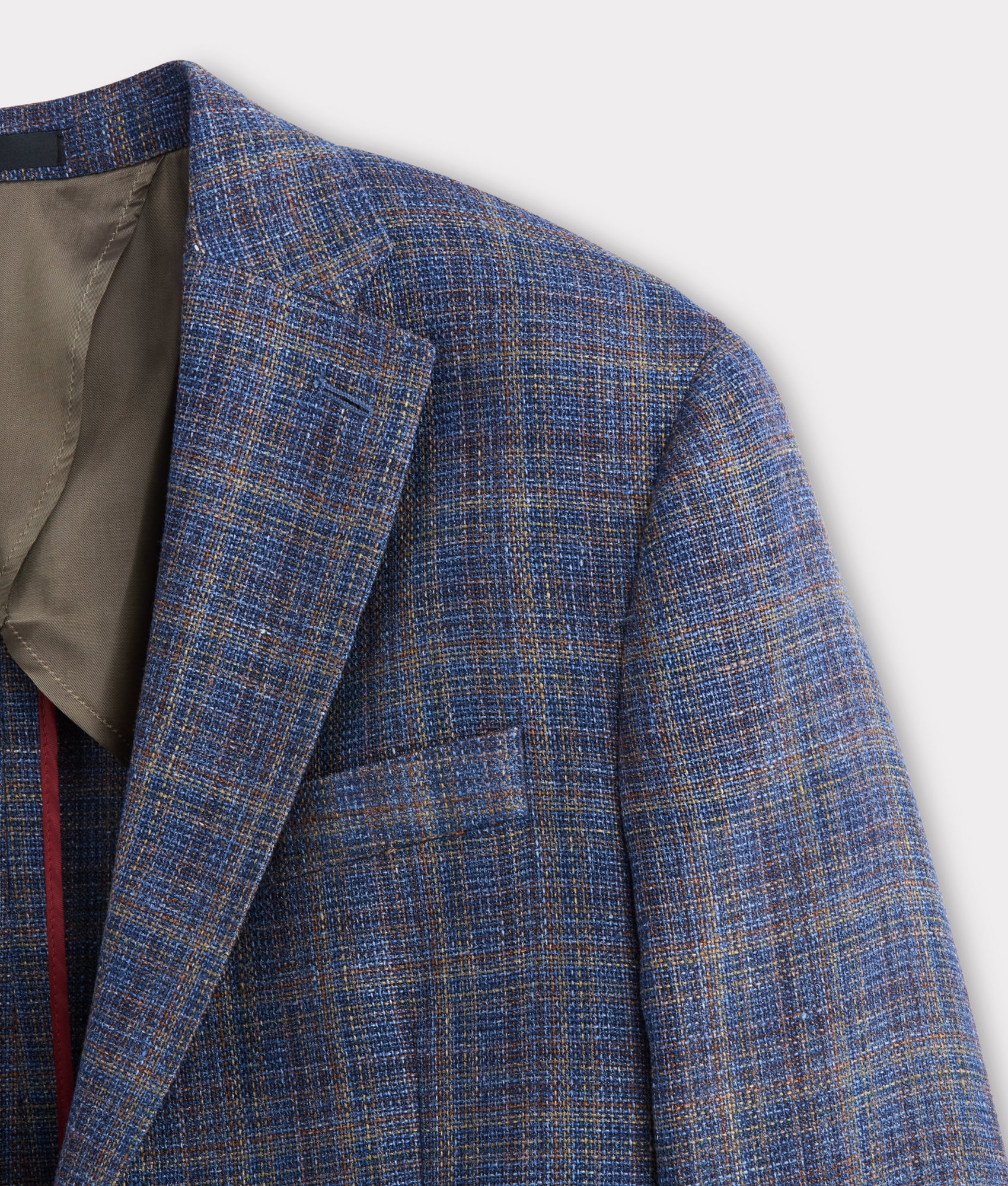 Lucchese Sport Coat :: Navy Plaid - Image 5