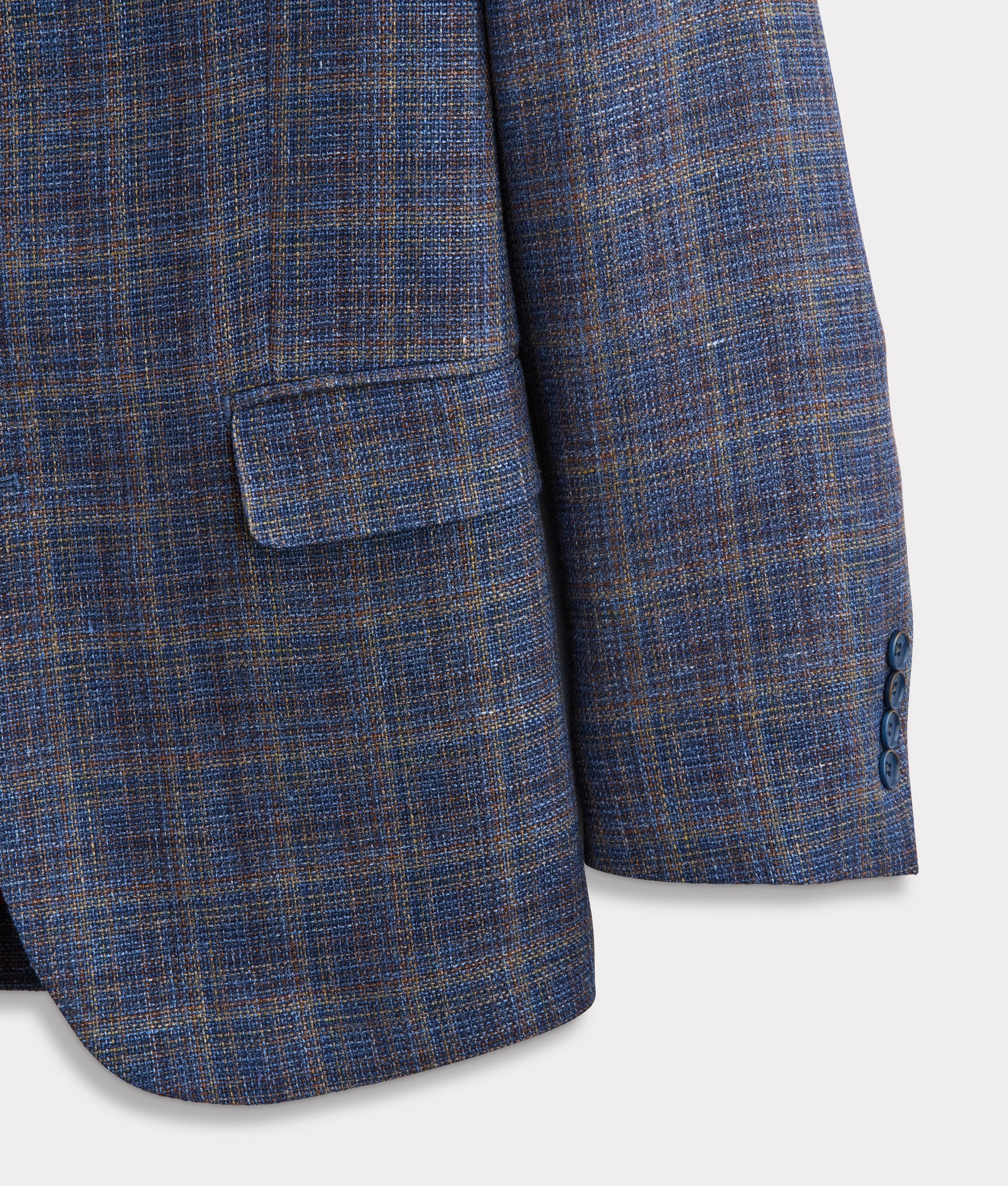 Lucchese Sport Coat :: Navy Plaid - Image 14