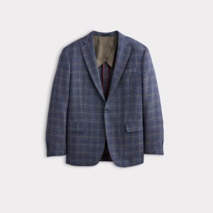 Lucchese Sport Coat :: Navy Plaid
