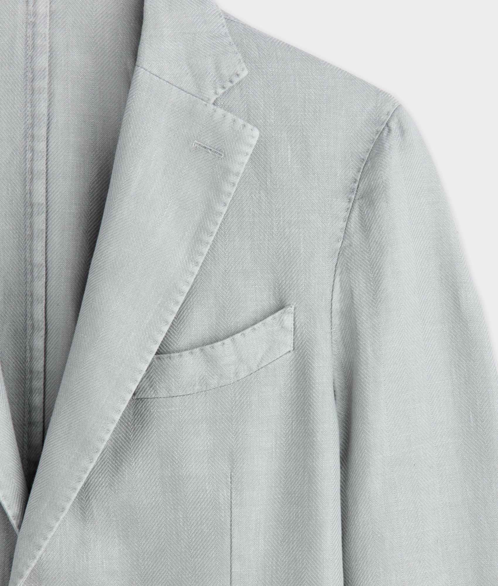 Herringbone Sport Coat - Modern Fit :: Grey - Image 6