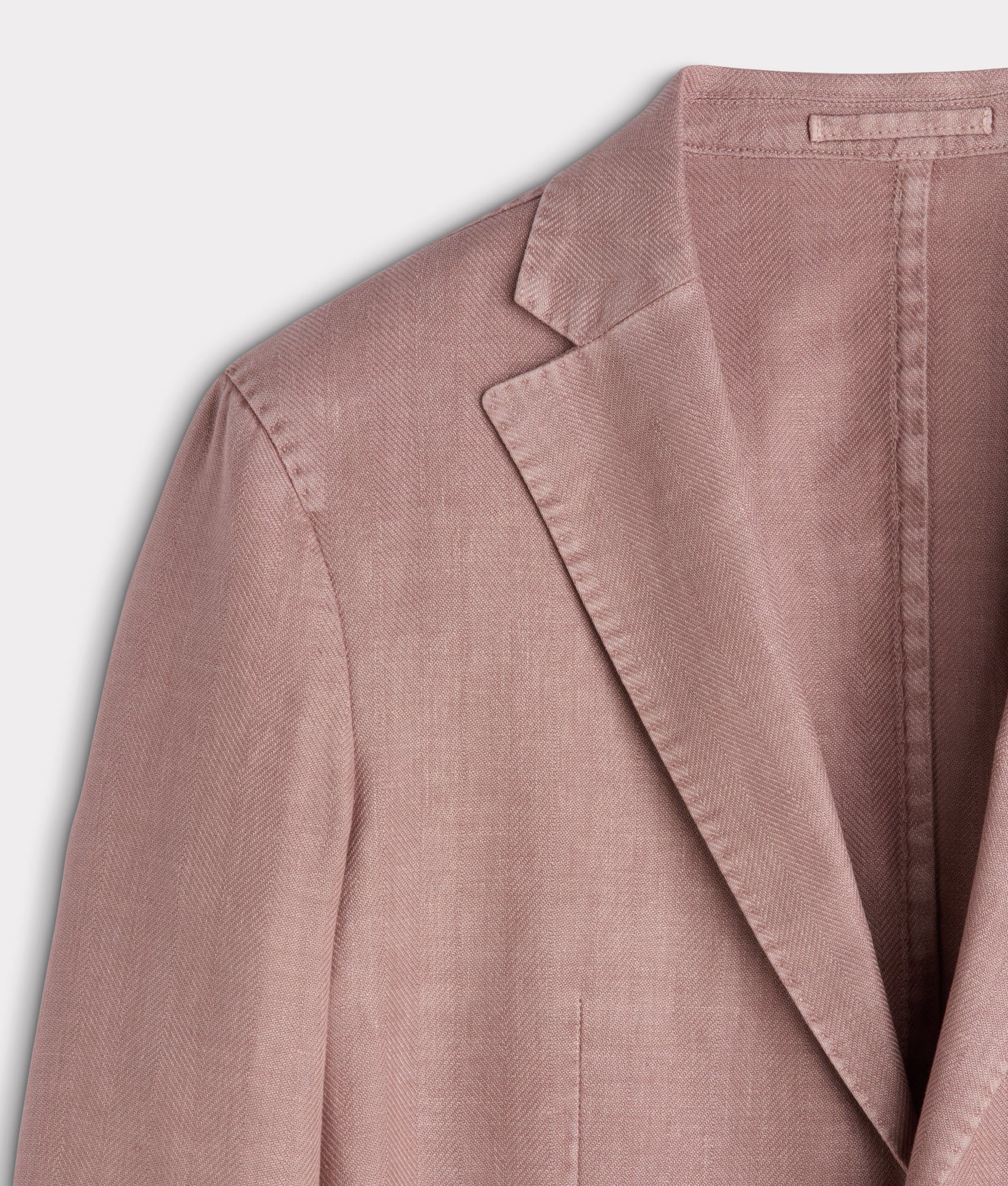 Herringbone Sport Coat - Modern Fit :: Rose - Image 7