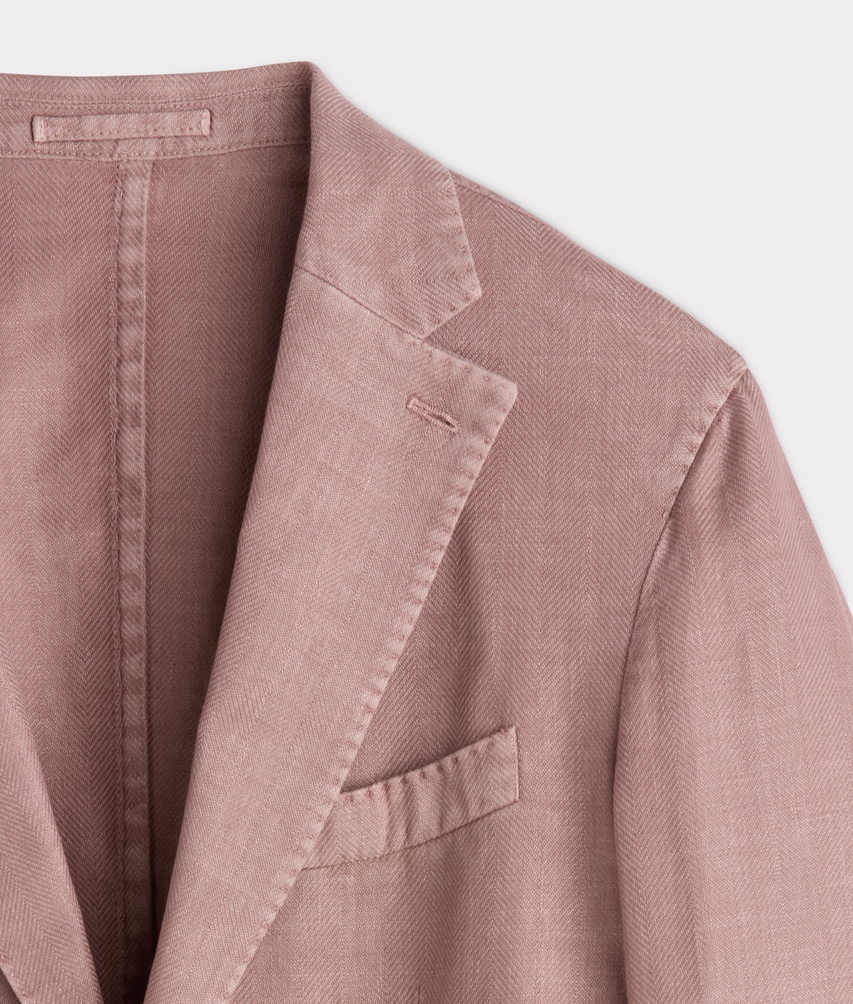 Herringbone Sport Coat - Modern Fit :: Rose - Image 8